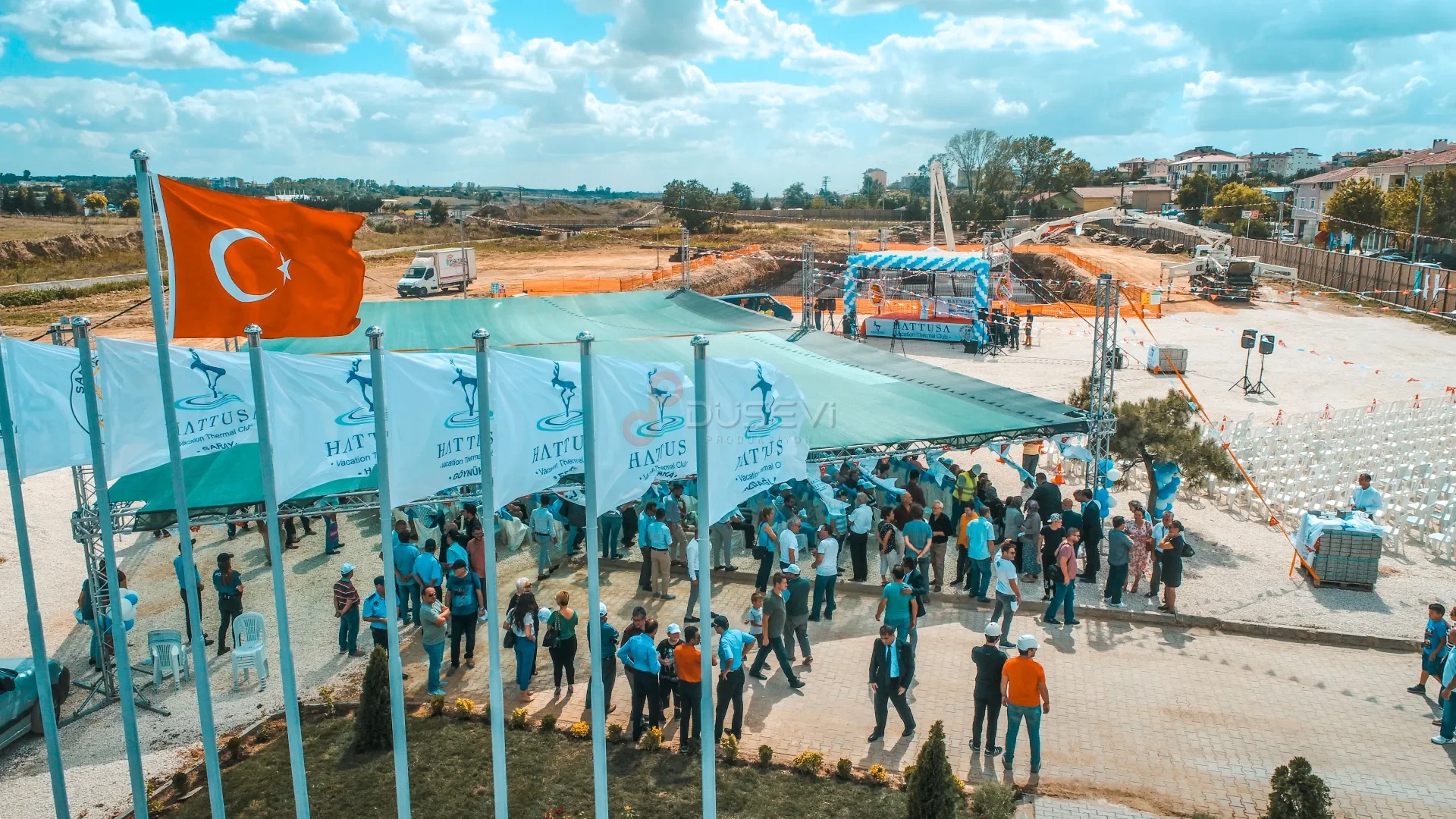Hattuşa Termal Tesisleri Saray Açılış Töreni - Drone Havadan Görüntüleme