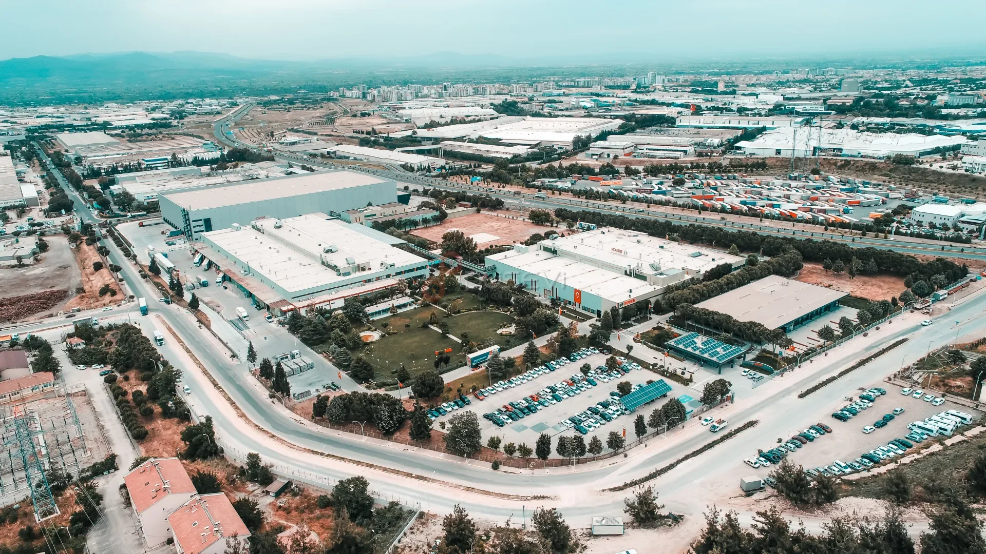 Manisa OSB Endüstriyel Tesis ve Fabrika Drone Çekimi