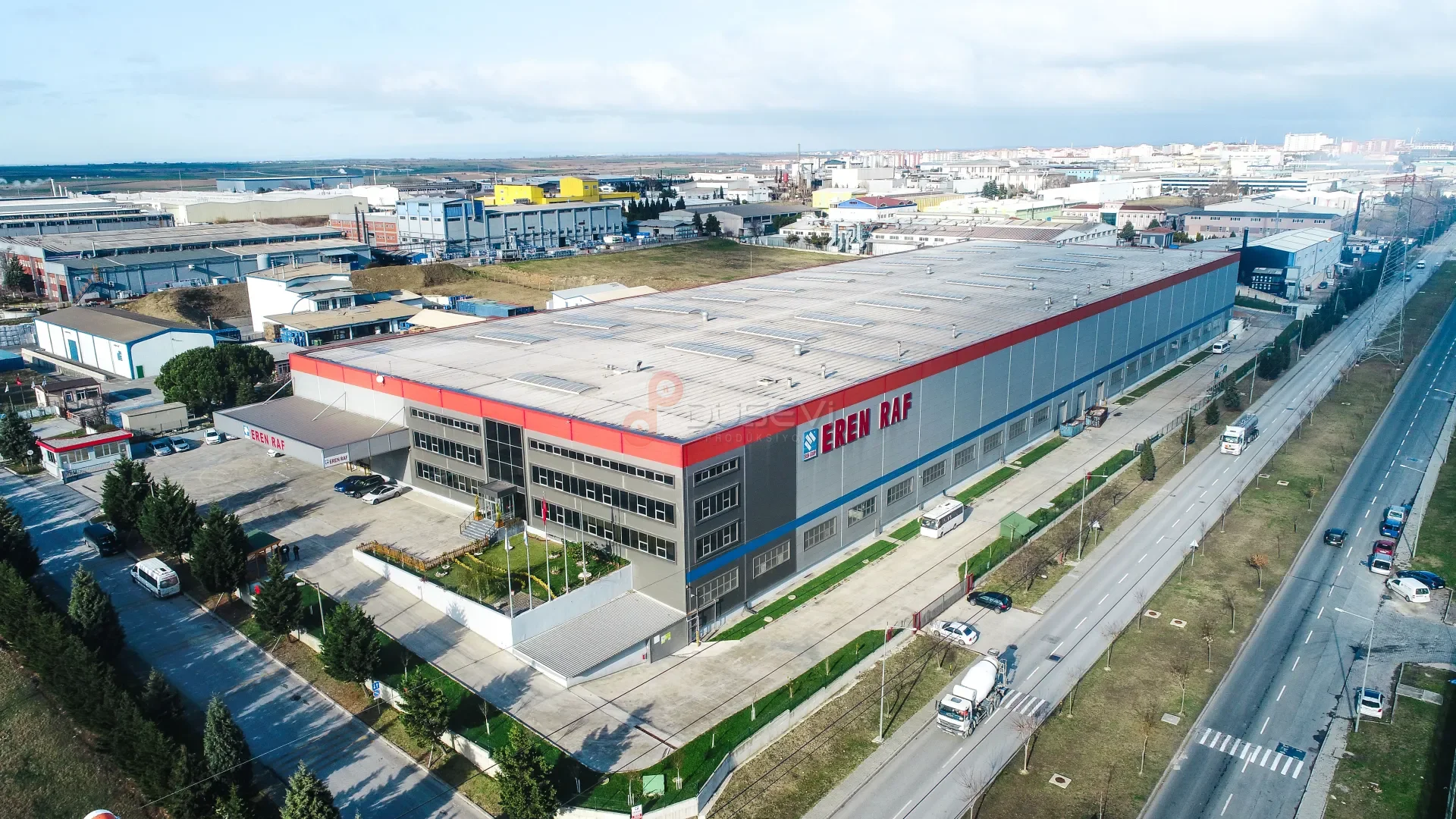 Eren Raf Çerkezköy Fabrika ve Üretim Tesisi Drone Çekimi