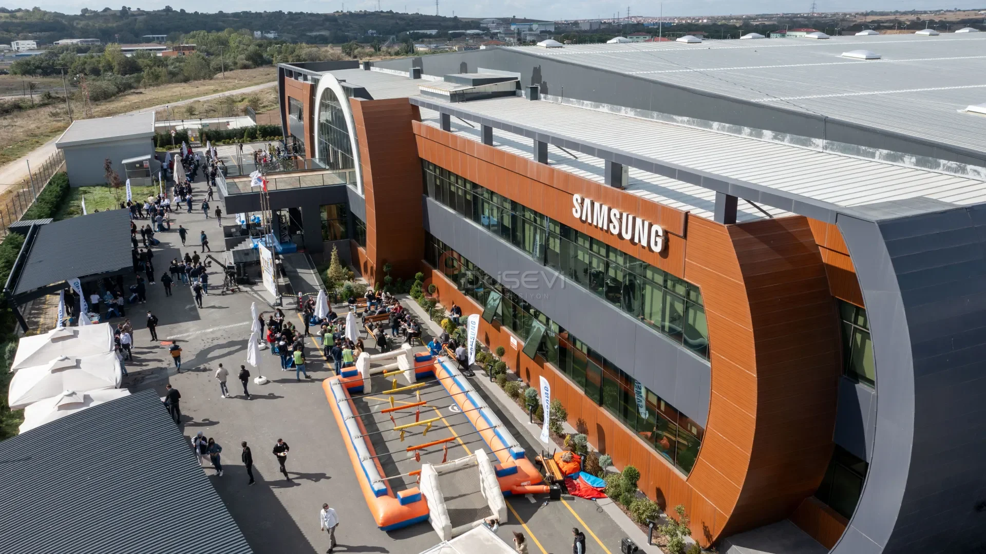 Samsung Çerkezköy Fabrikası Kurumsal Etkinlik Prodüksiyonu - Drone & Jimmy Jib Çekimi