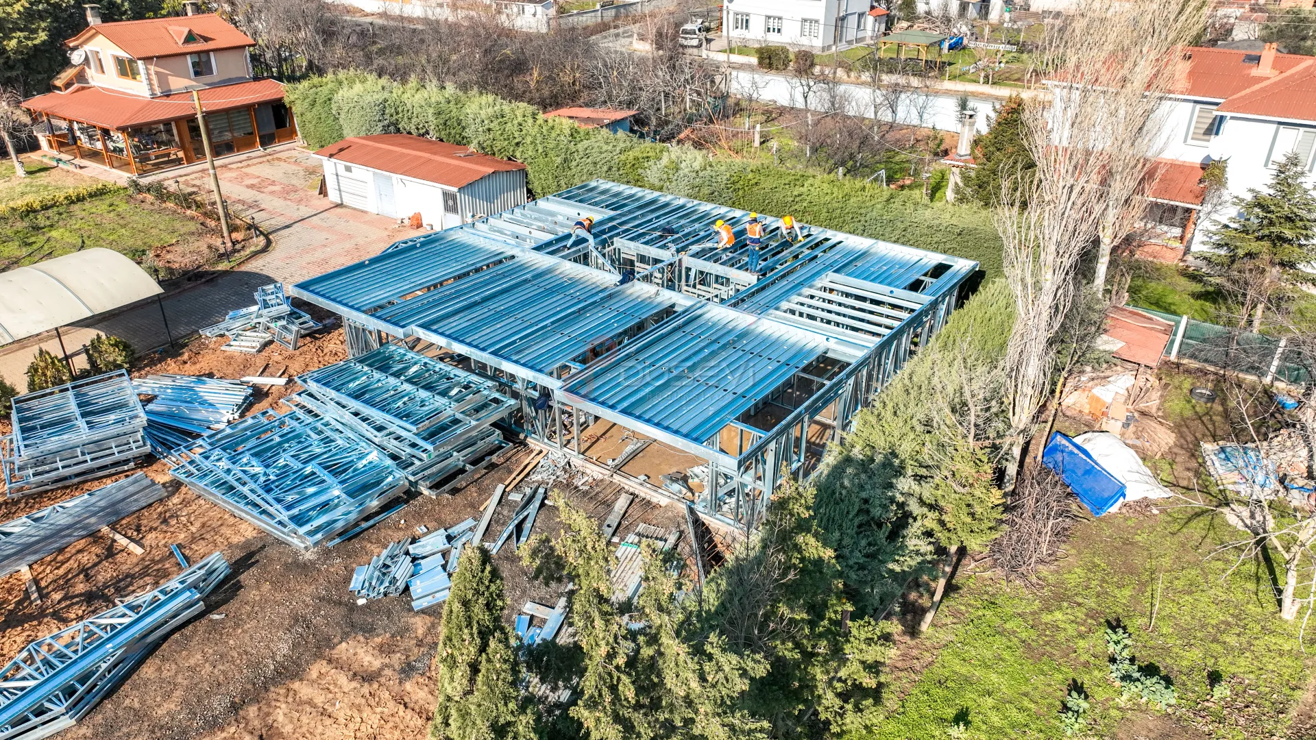 Çorlu Modern Konut ve Lüks Villa Projeleri Profesyonel Drone ve Mimari Tanıtım Çekimi