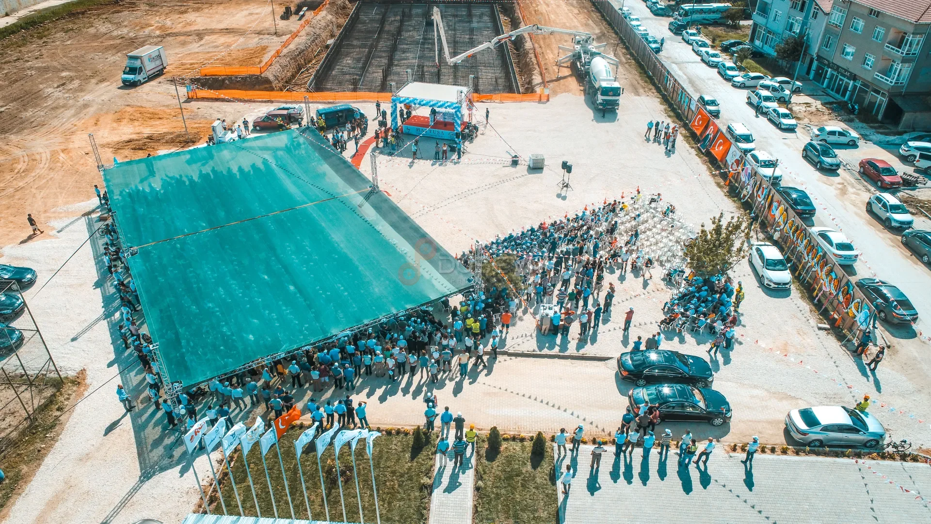 Hattuşa Termal Tesisleri Saray Açılış Töreni - Drone Havadan Görüntüleme - 2
