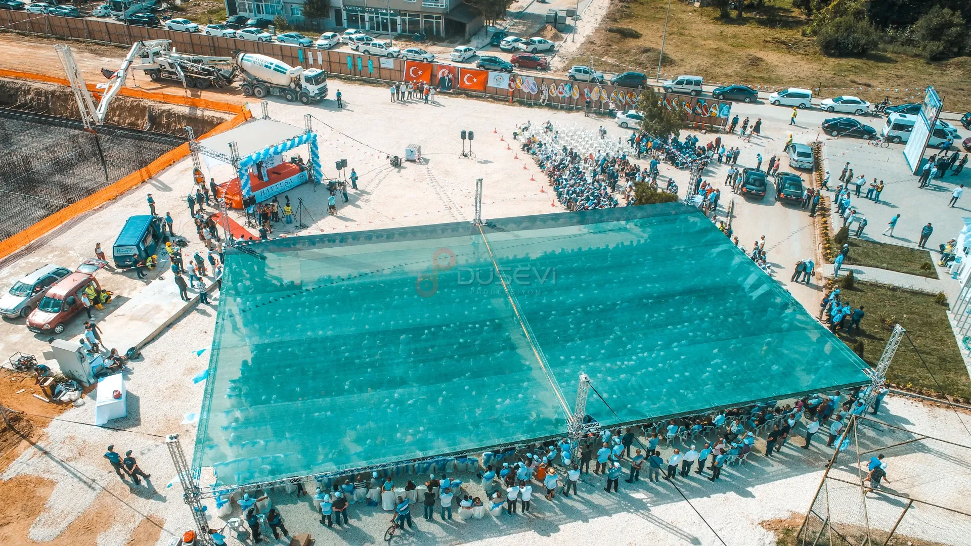 Hattuşa Termal Tesisleri Saray Açılış Töreni - Drone Havadan Görüntüleme - 4