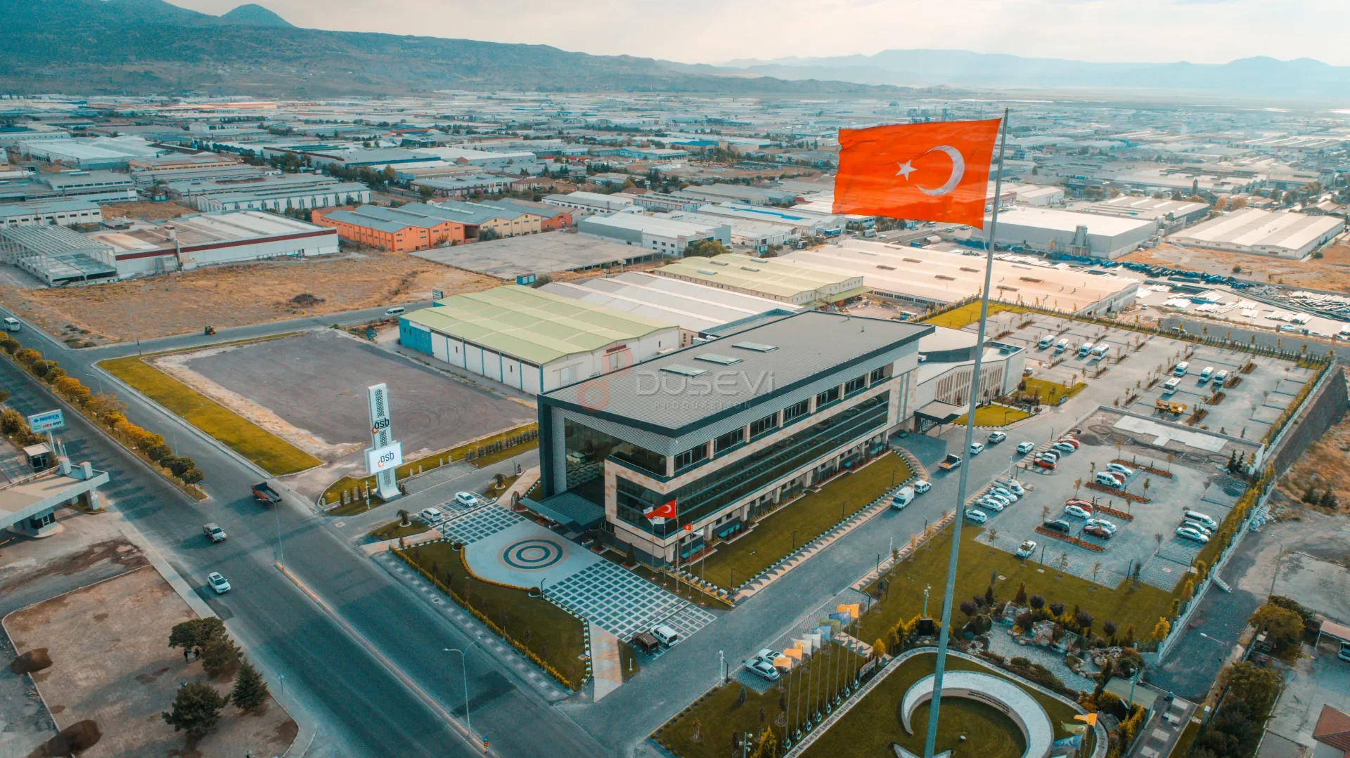 Kayseri Organize Sanayi Bölgesi (OSB) - Endüstriyel Tesis Drone Çekimleri - 4