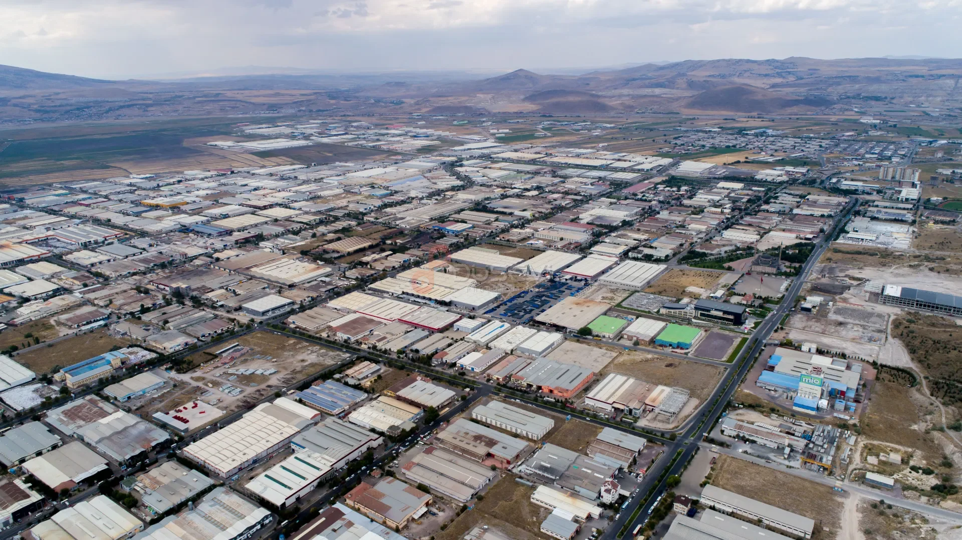 Kayseri Organize Sanayi Bölgesi (OSB) - Endüstriyel Tesis Drone Çekimleri - 6