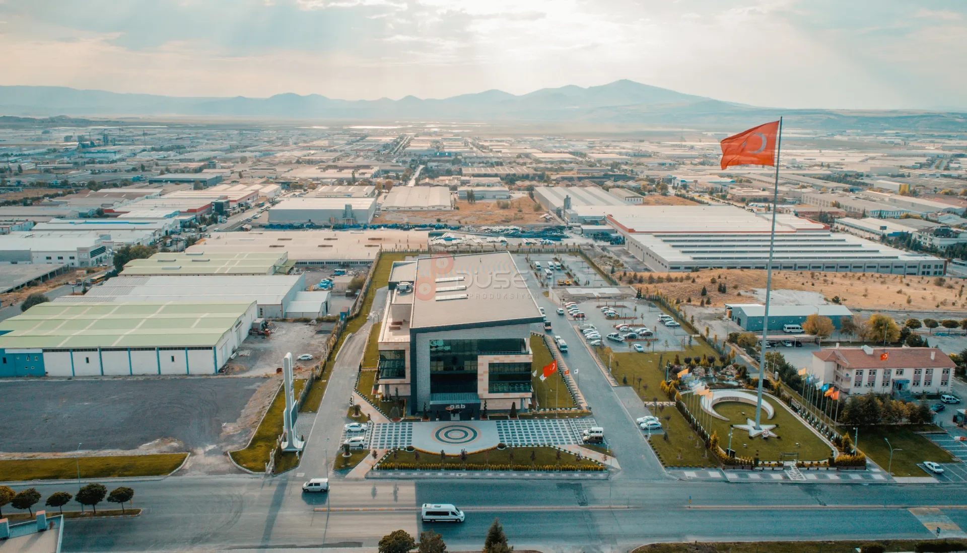 Kayseri Organize Sanayi Bölgesi (OSB) - Endüstriyel Tesis Drone Çekimleri - 7