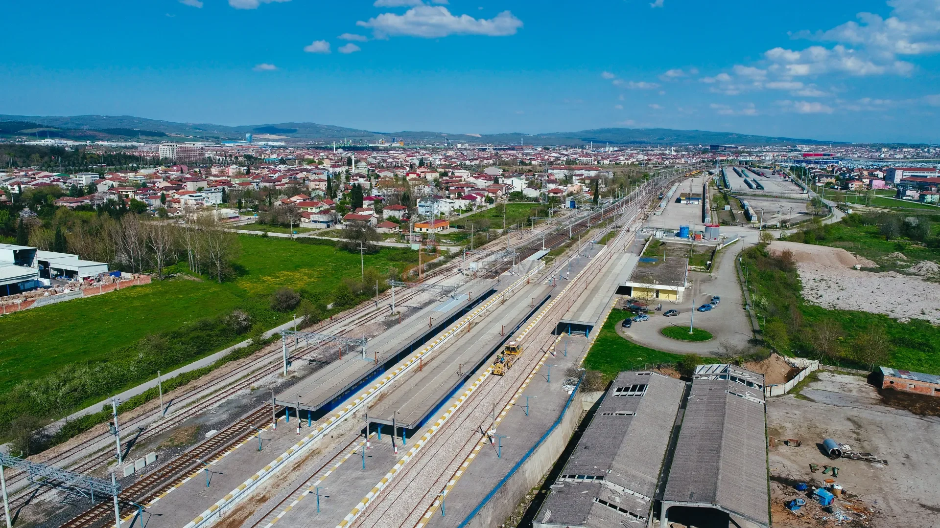 Köşeköy Tren İstasyonu Gabari Taşkın Sensör Sistemleri - Drone Görüntüleme - 4