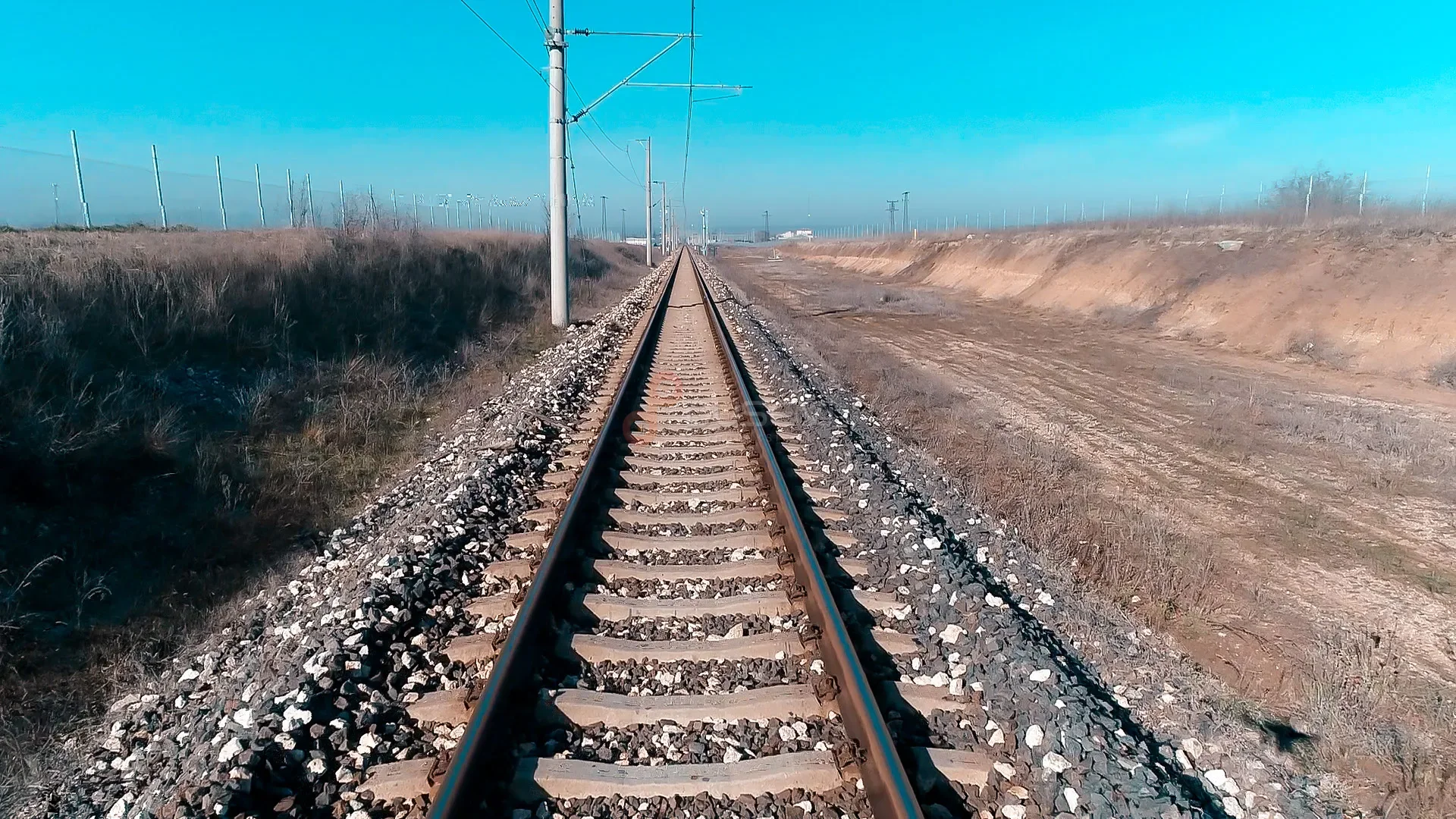 Edirne Kapıkule Tren İstasyonu Gabari Taşkın Sensörleri - Drone Çekimi - 3