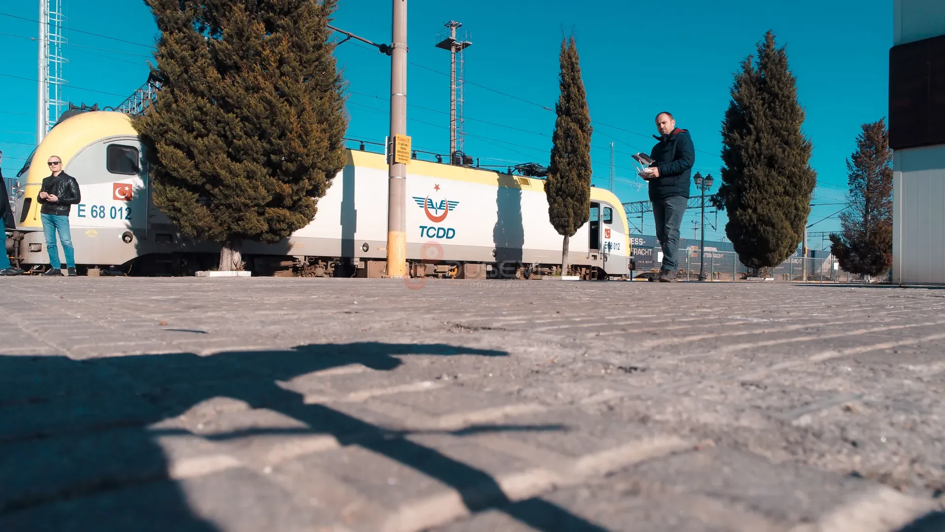 Edirne Kapıkule Tren İstasyonu Gabari Taşkın Sensörleri - Drone Çekimi - 4