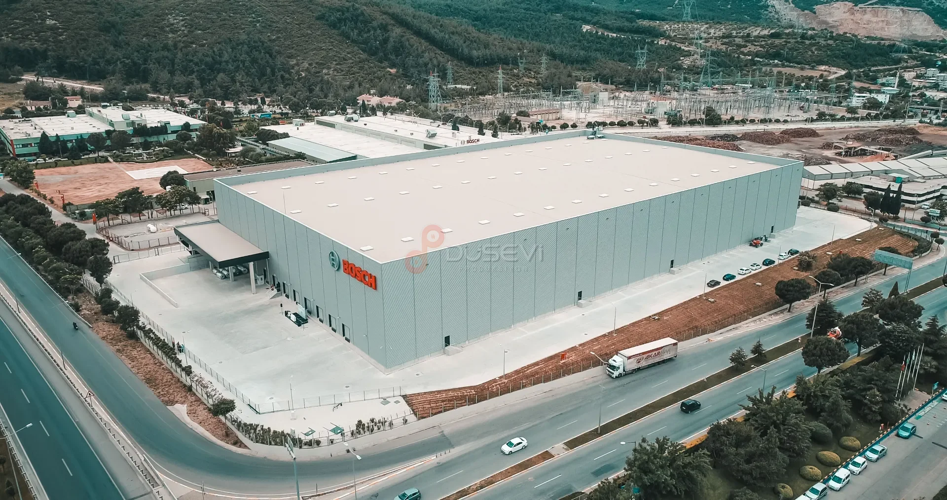 Manisa OSB Endüstriyel Tesis ve Fabrika Drone Çekimi - 2