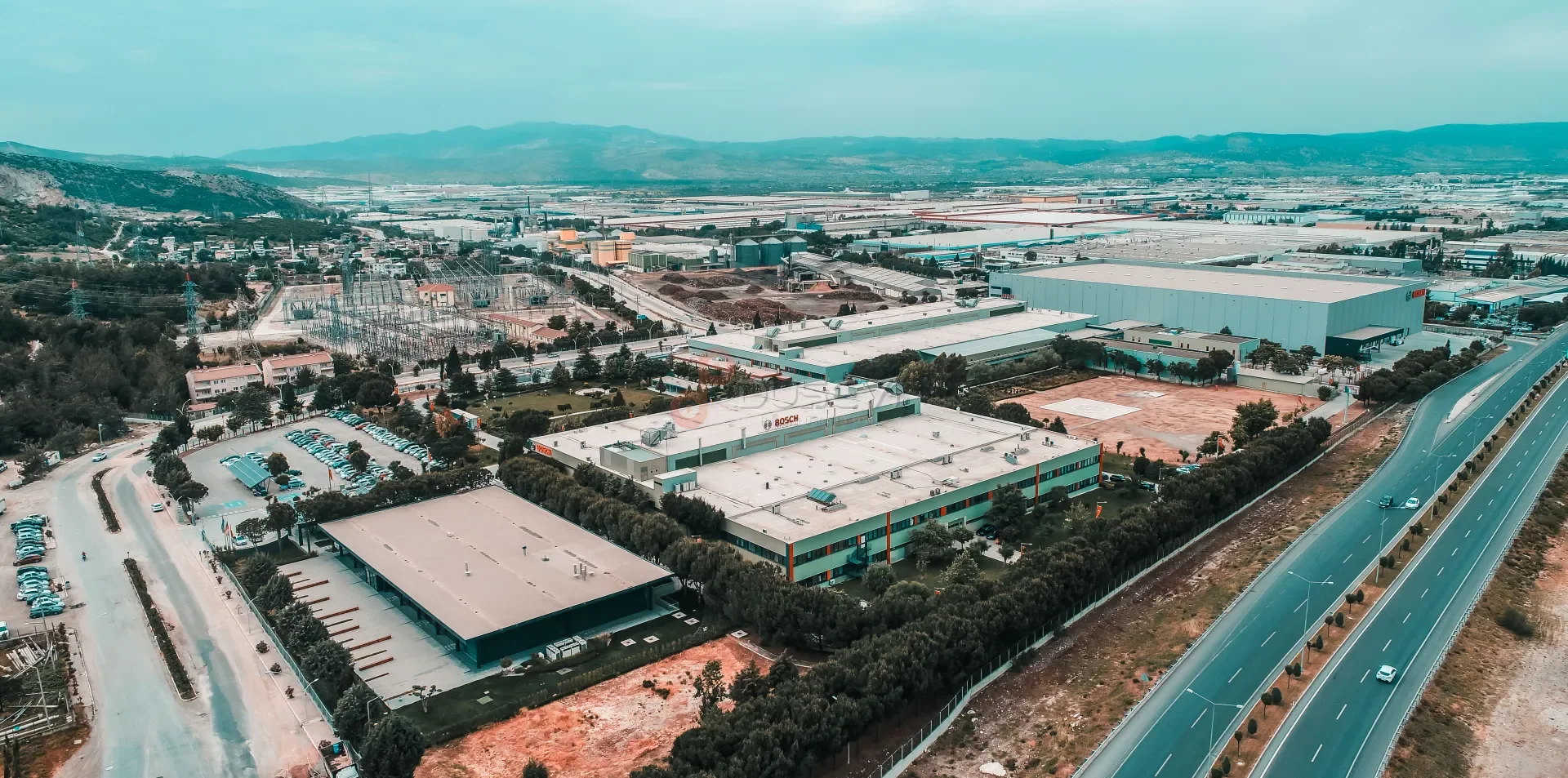 Manisa OSB Endüstriyel Tesis ve Fabrika Drone Çekimi - 3