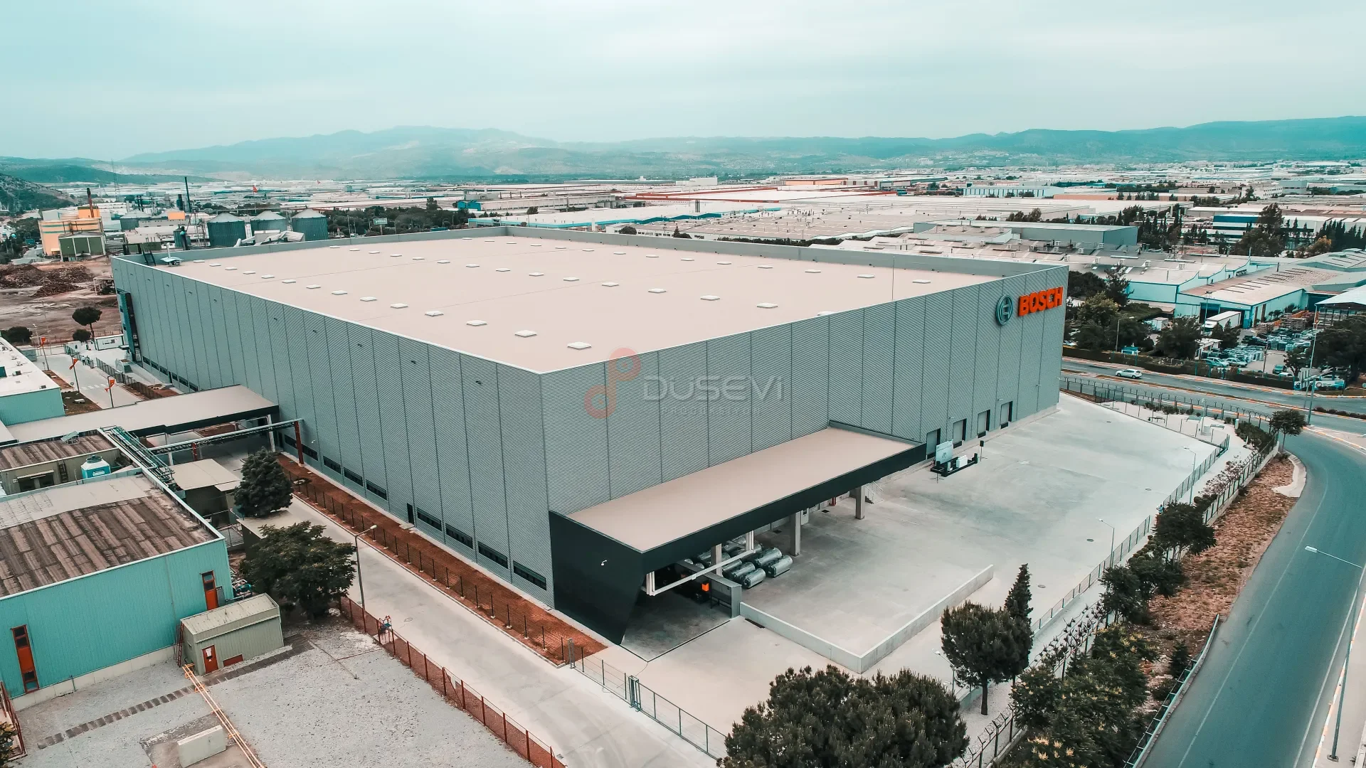 Manisa OSB Endüstriyel Tesis ve Fabrika Drone Çekimi - 8