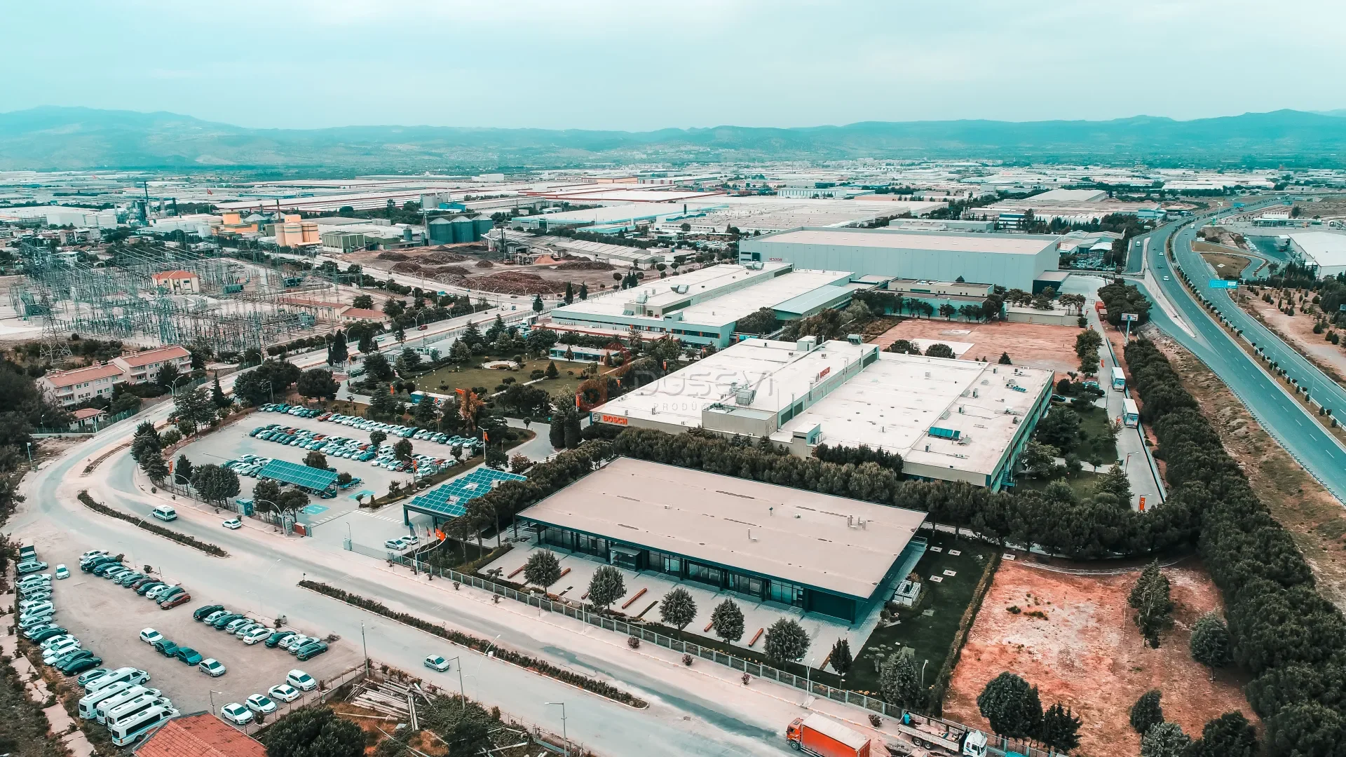 Manisa OSB Endüstriyel Tesis ve Fabrika Drone Çekimi - 9