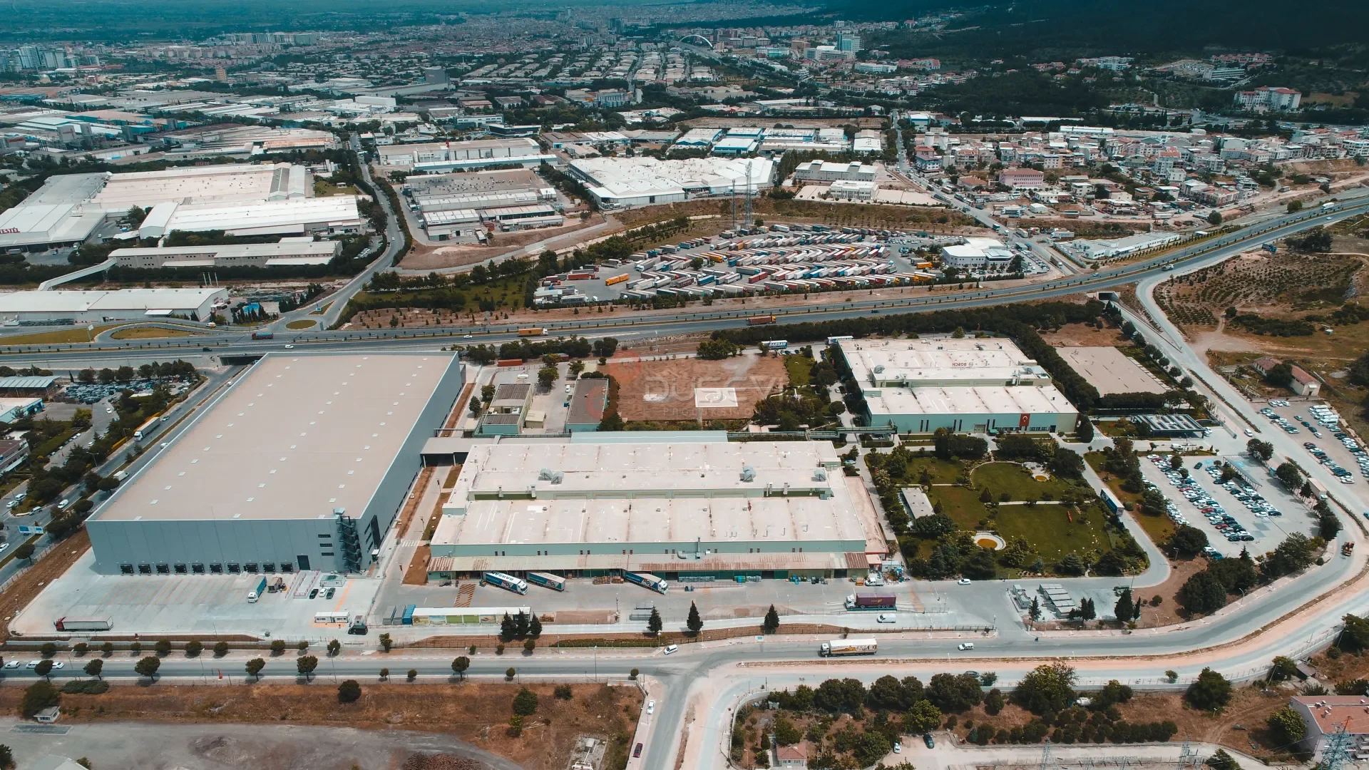 Manisa OSB Endüstriyel Tesis ve Fabrika Drone Çekimi - 11