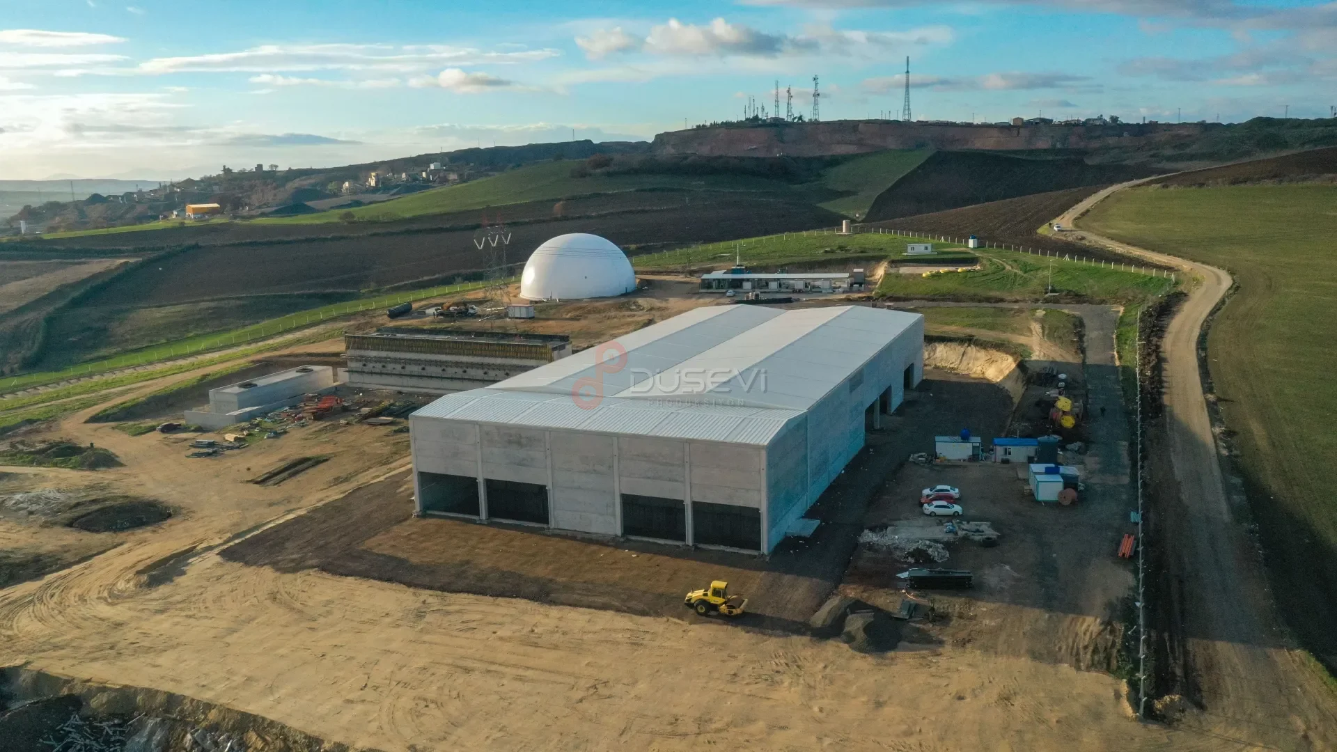 Çorlu Geri Dönüşüm ve Atık Yönetim Tesisi - Endüstriyel Drone Çekimi - 5