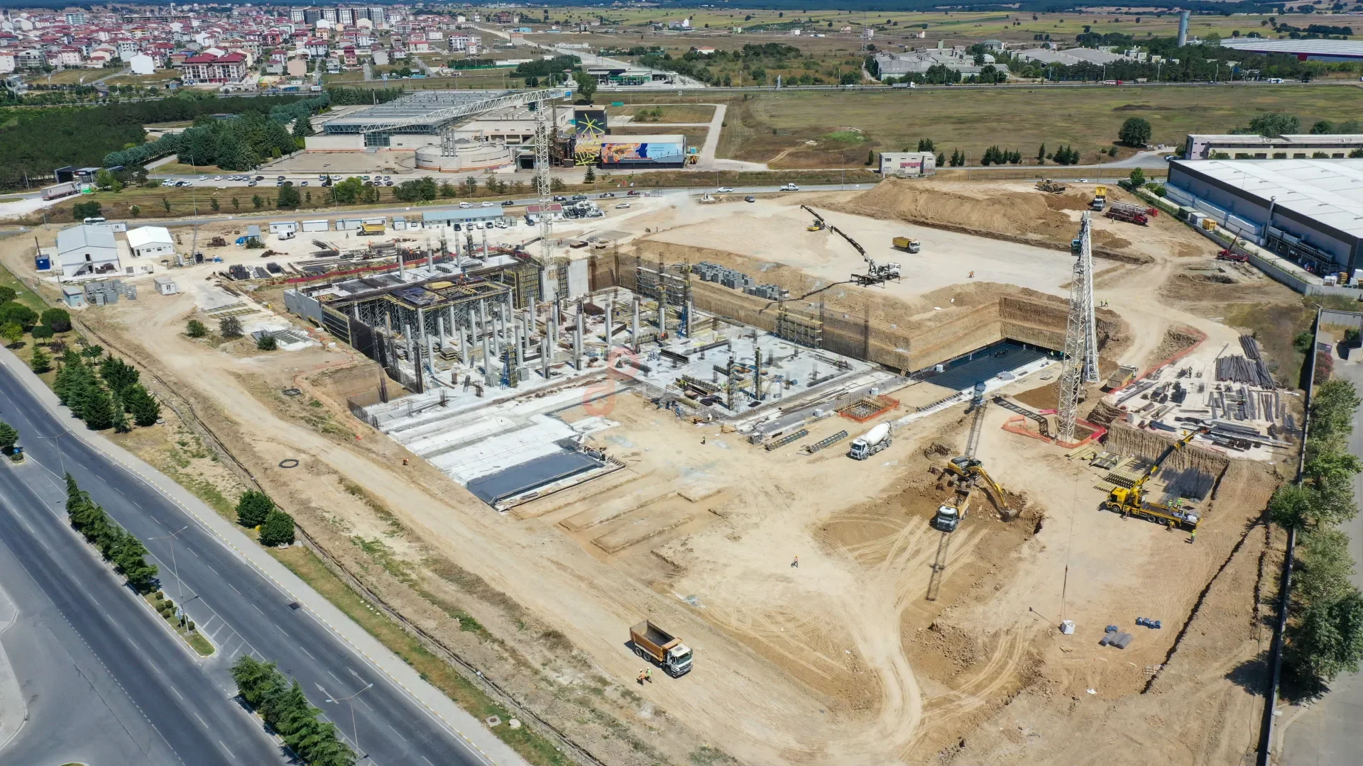 Pelsan Tekstil Fabrika İnşaatı - Endüstriyel Drone Çekimi - 4