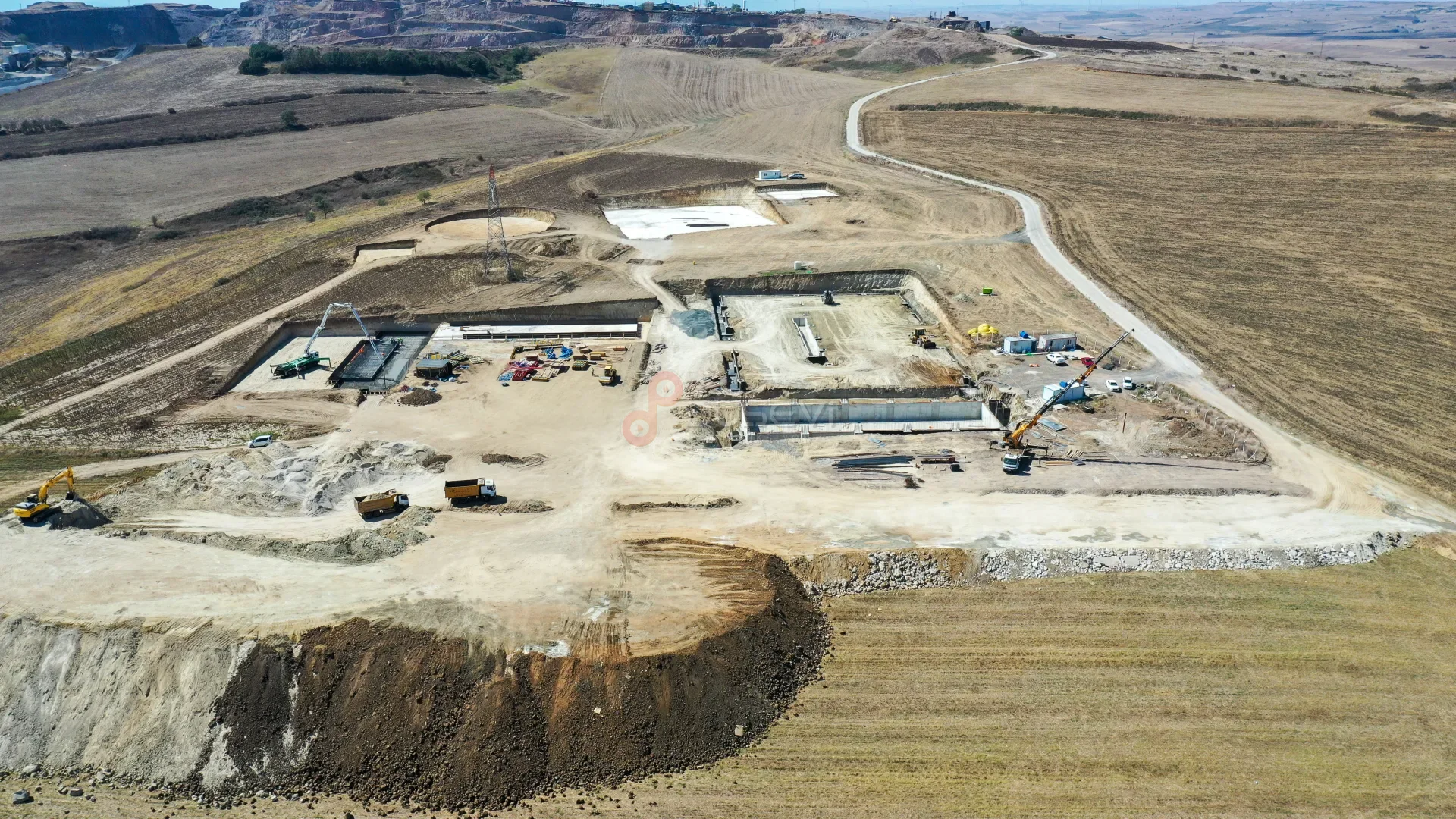 Çorlu Fabrika Şantiyesi Temel Atma Töreni ve Drone Çekimi - 2