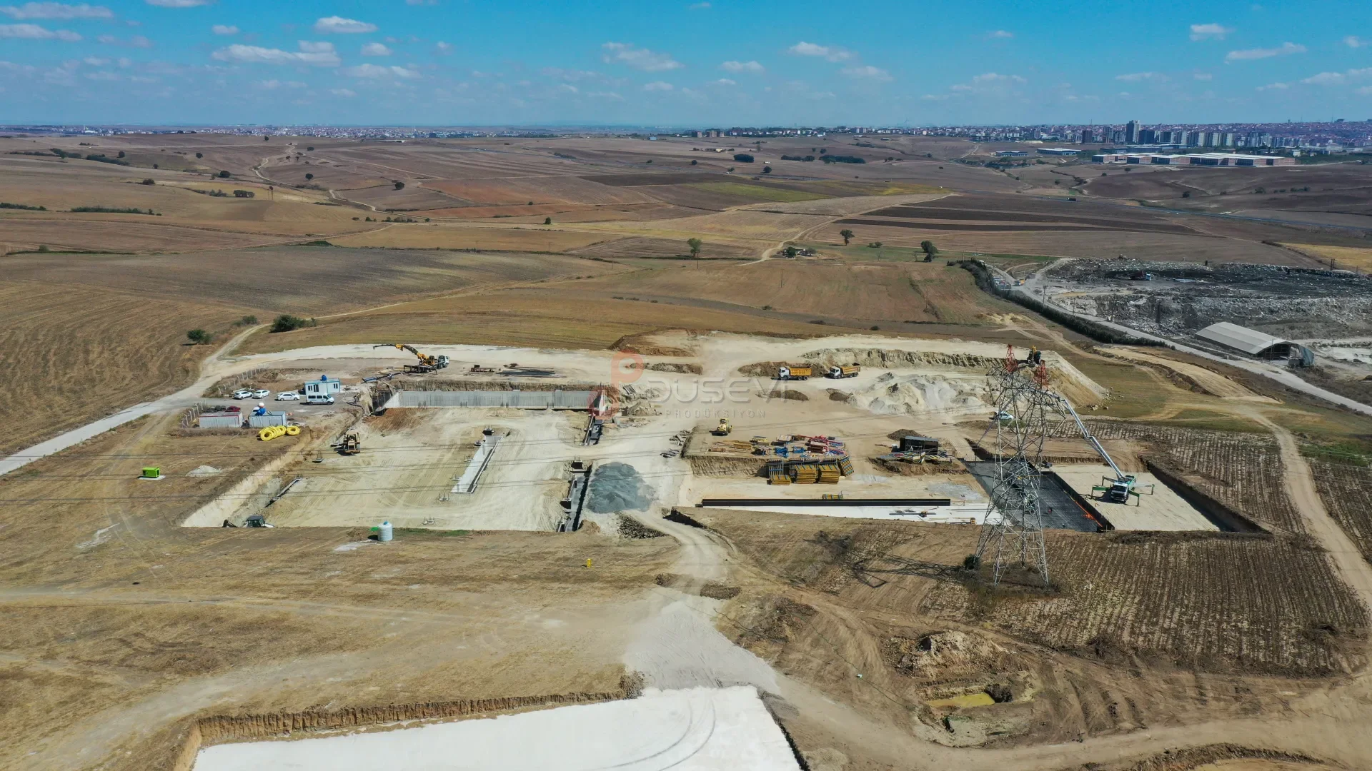 Çorlu Fabrika Şantiyesi Temel Atma Töreni ve Drone Çekimi - 7