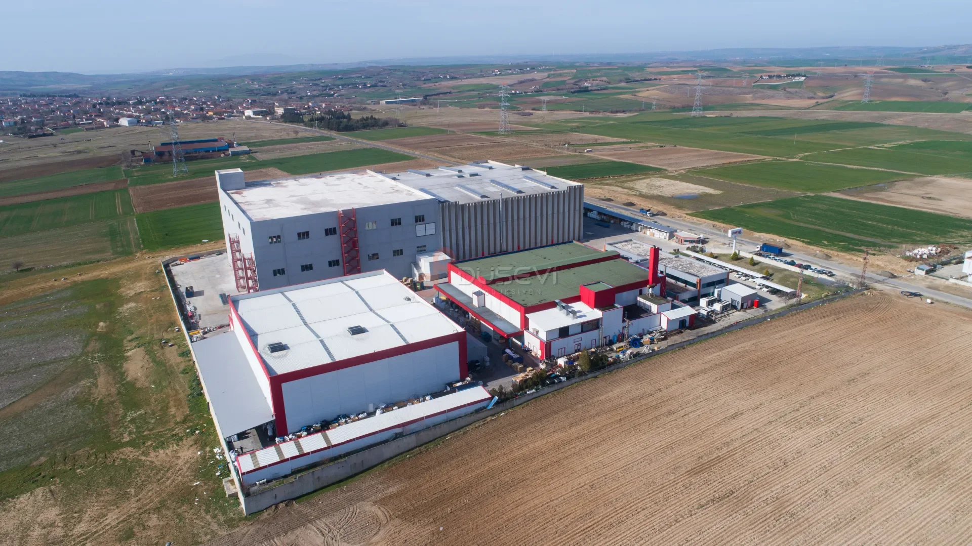 Çorlu Endüstriyel Tesis ve Fabrika Drone Çekimi - 2