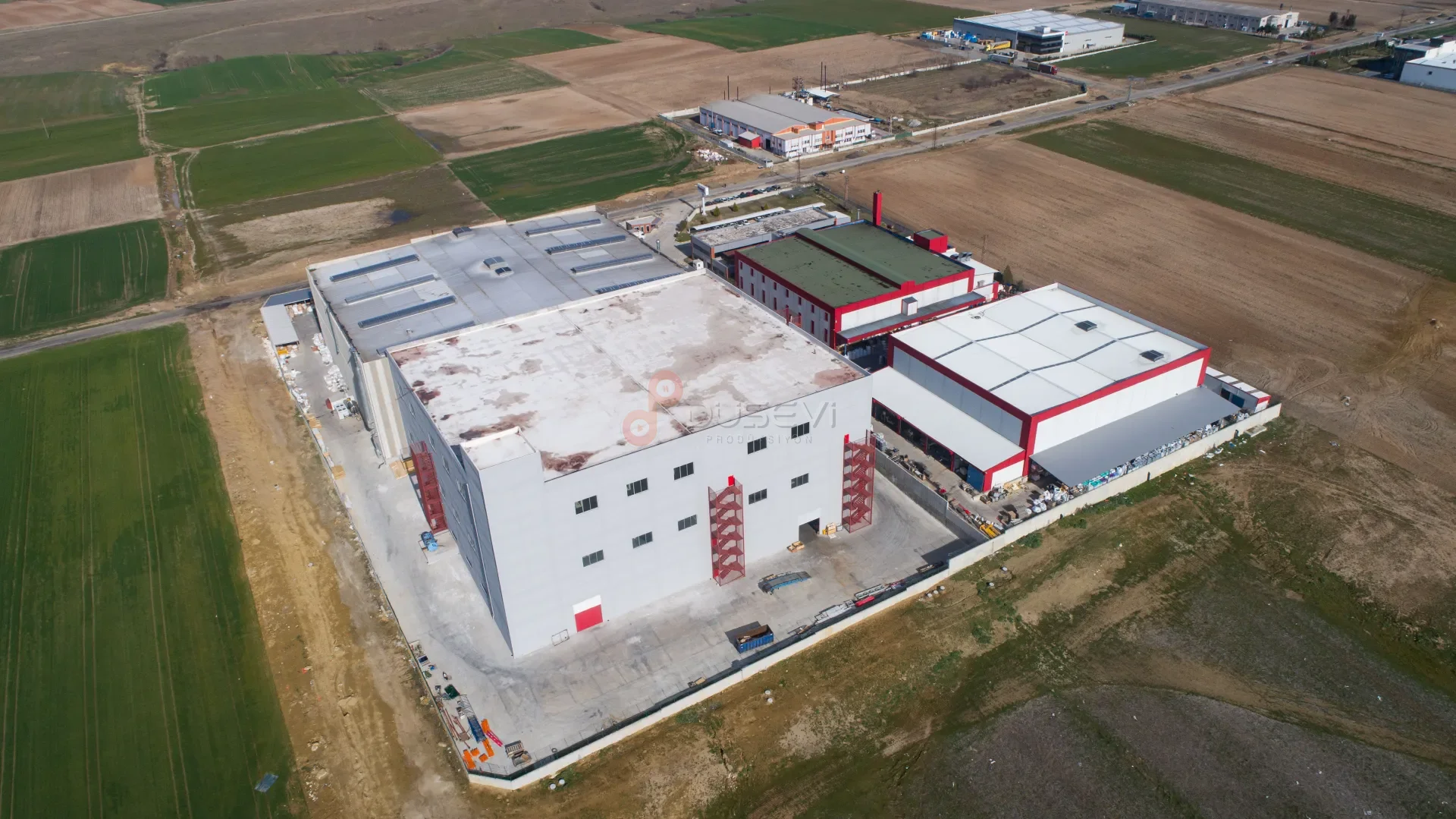 Çorlu Endüstriyel Tesis ve Fabrika Drone Çekimi - 8