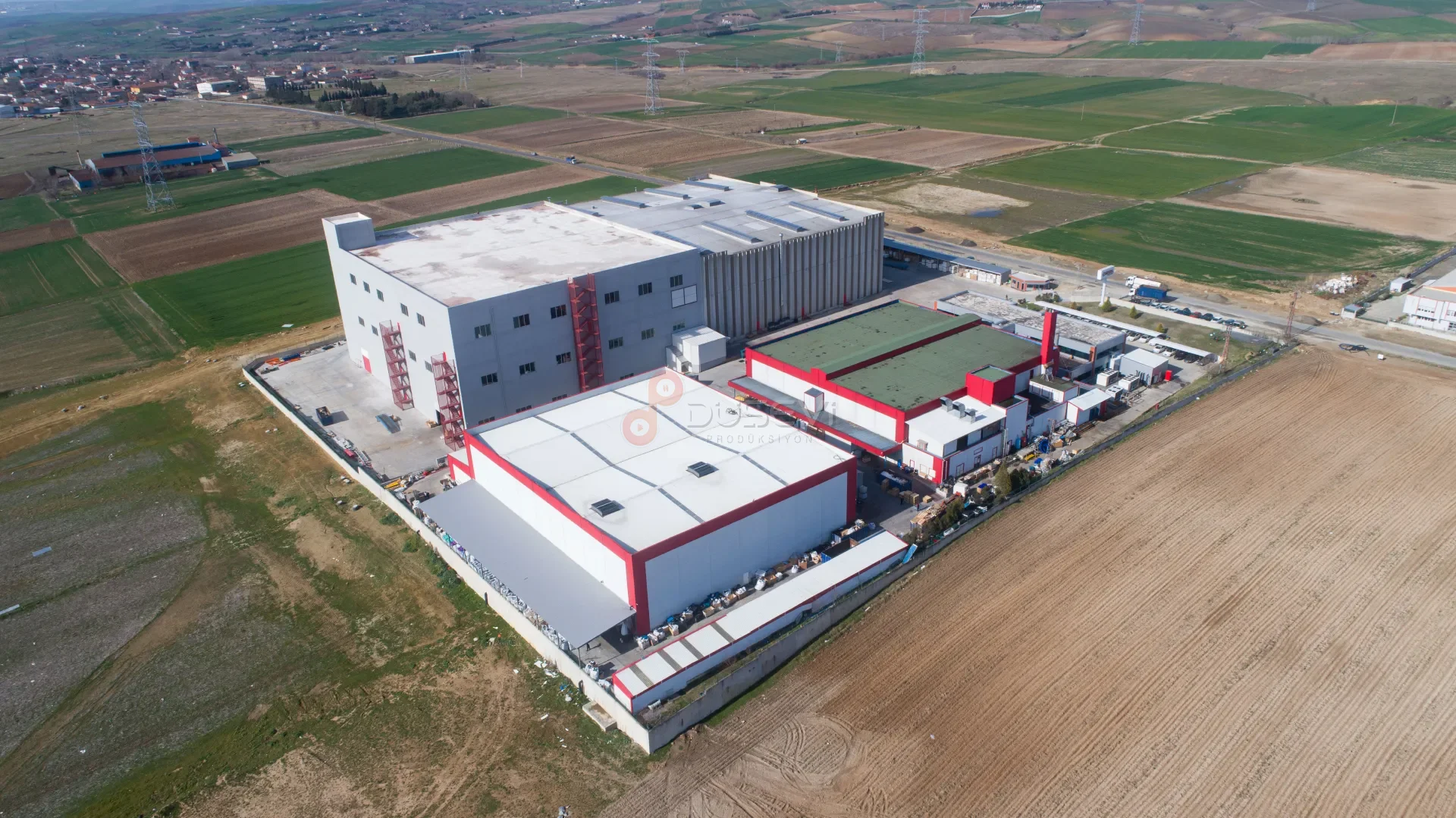 Çorlu Endüstriyel Tesis ve Fabrika Drone Çekimi - 9