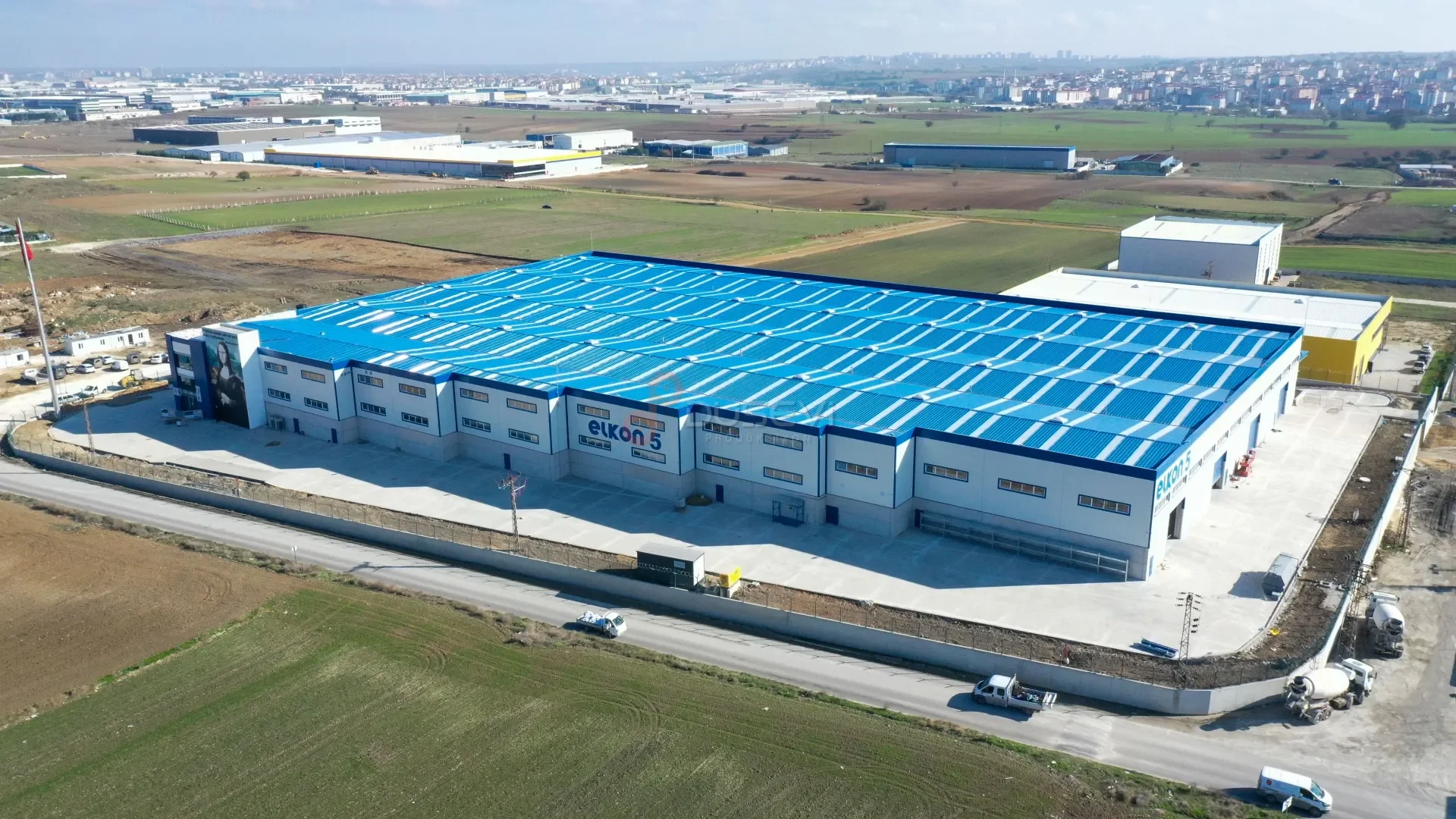 Elkon Beton Santralleri Çerkezköy Fabrika Drone Çekimi - 2
