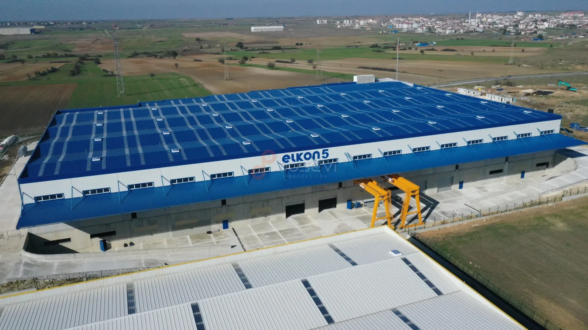 Elkon Beton Santralleri Çerkezköy Fabrika Drone Çekimi - 5