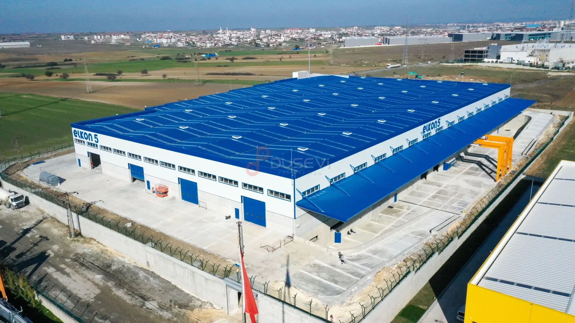 Elkon Beton Santralleri Çerkezköy Fabrika Drone Çekimi - 6