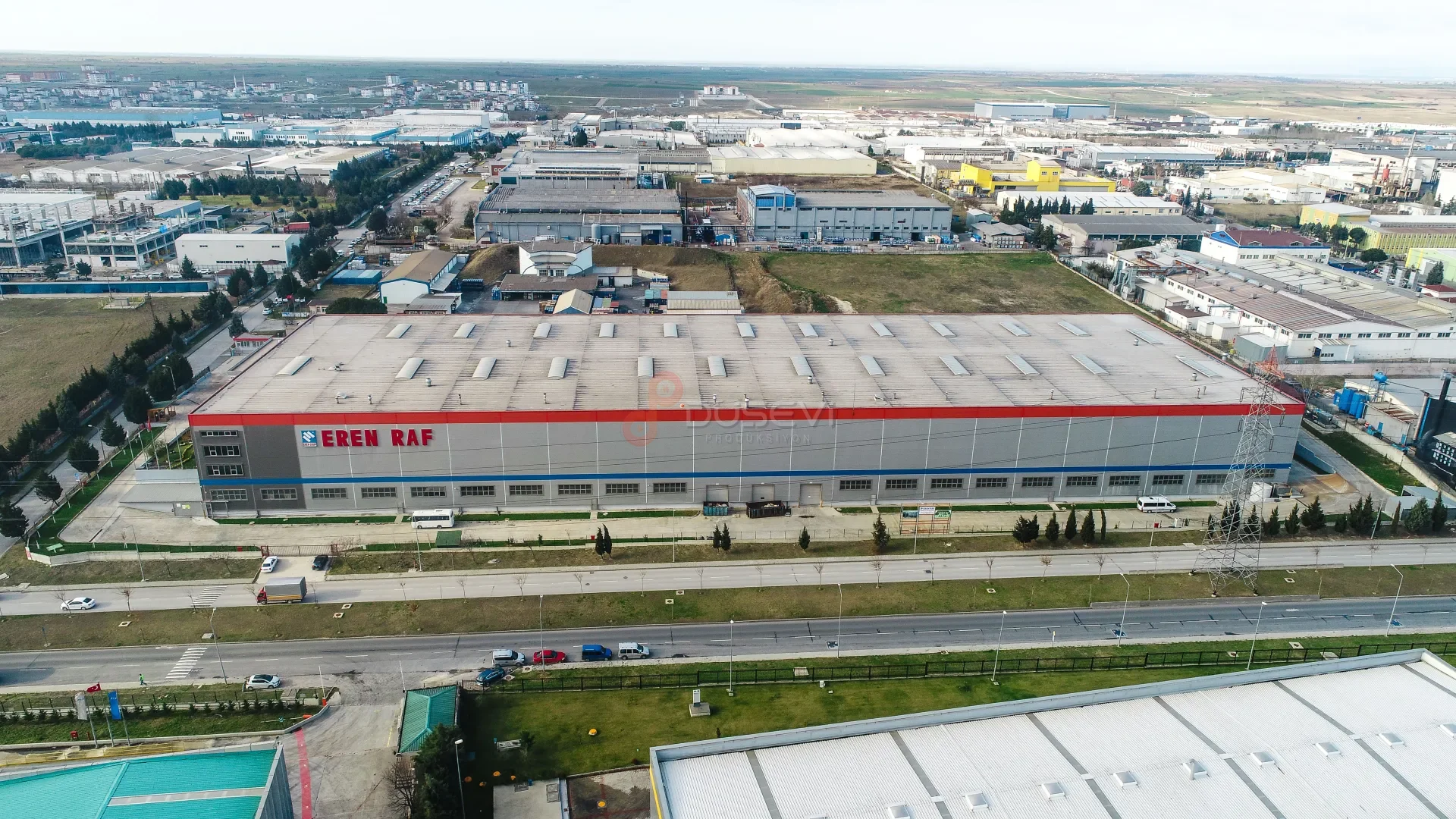 Eren Raf Çerkezköy Fabrika ve Üretim Tesisi Drone Çekimi - 4