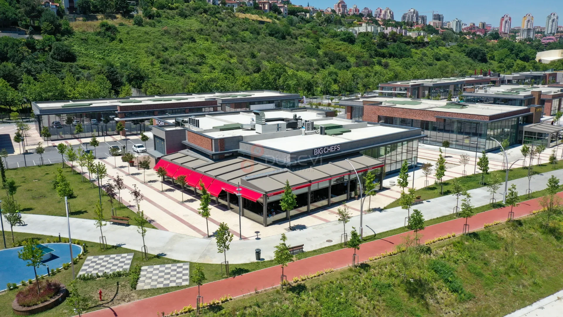Bahçeşehir Park Cadde Sosyal Yaşam ve Ticari Alan Drone Çekimi - 2