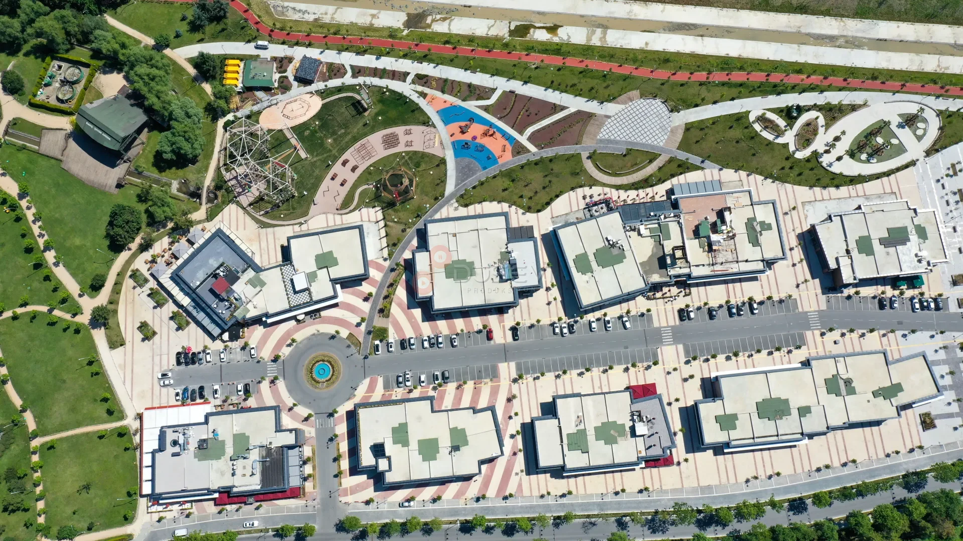 Bahçeşehir Park Cadde Sosyal Yaşam ve Ticari Alan Drone Çekimi - 4