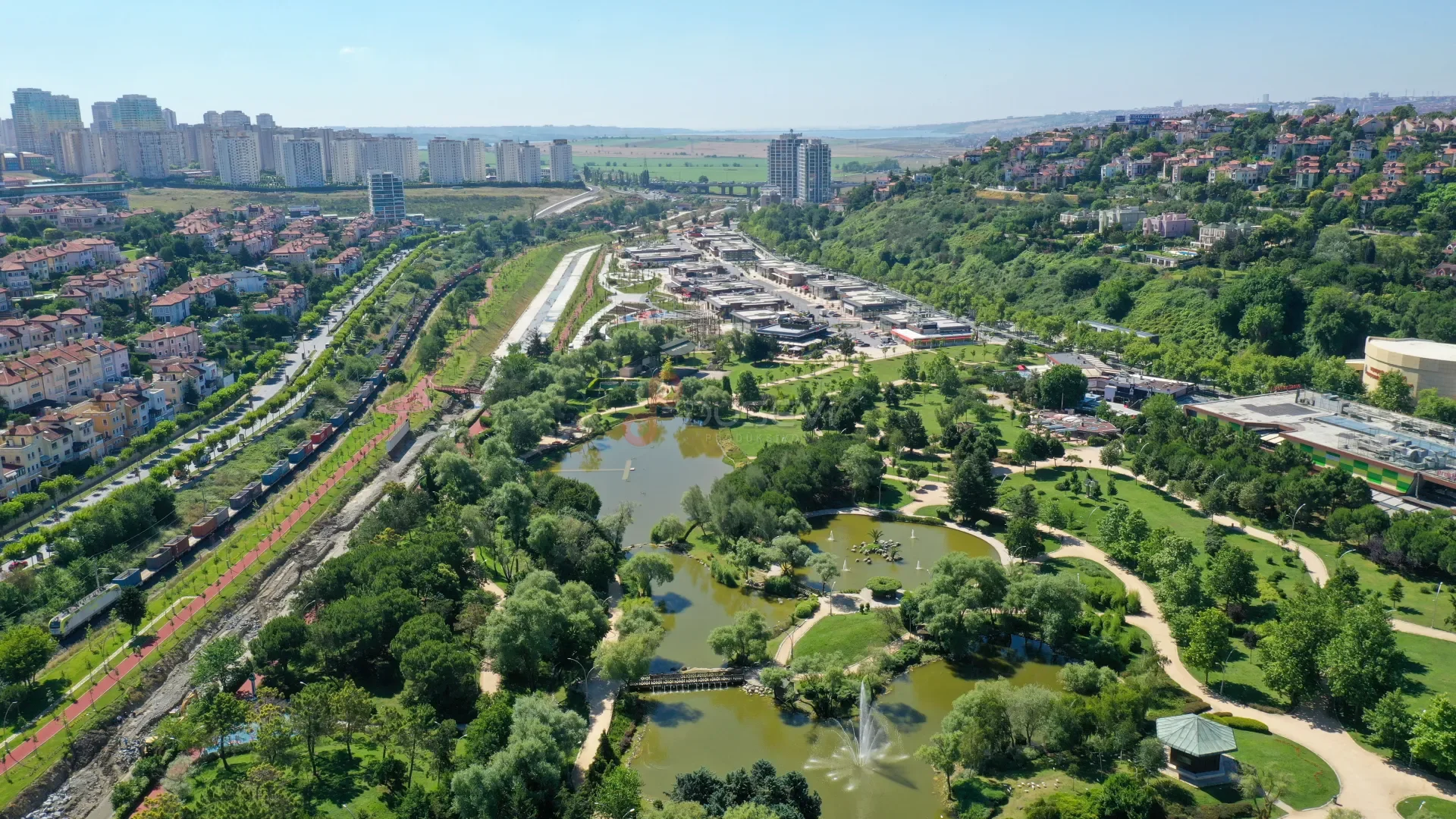 Bahçeşehir Park Cadde Sosyal Yaşam ve Ticari Alan Drone Çekimi - 5