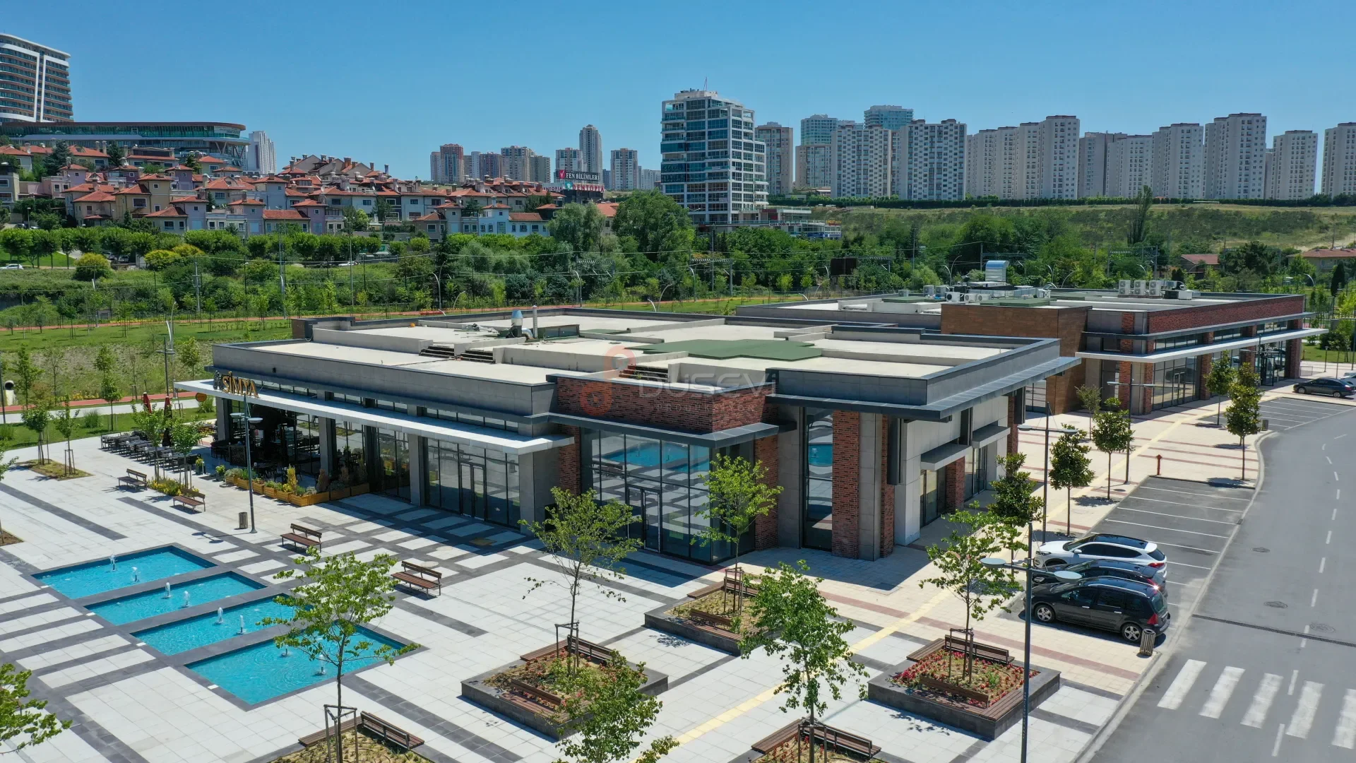 Bahçeşehir Park Cadde Sosyal Yaşam ve Ticari Alan Drone Çekimi - 6
