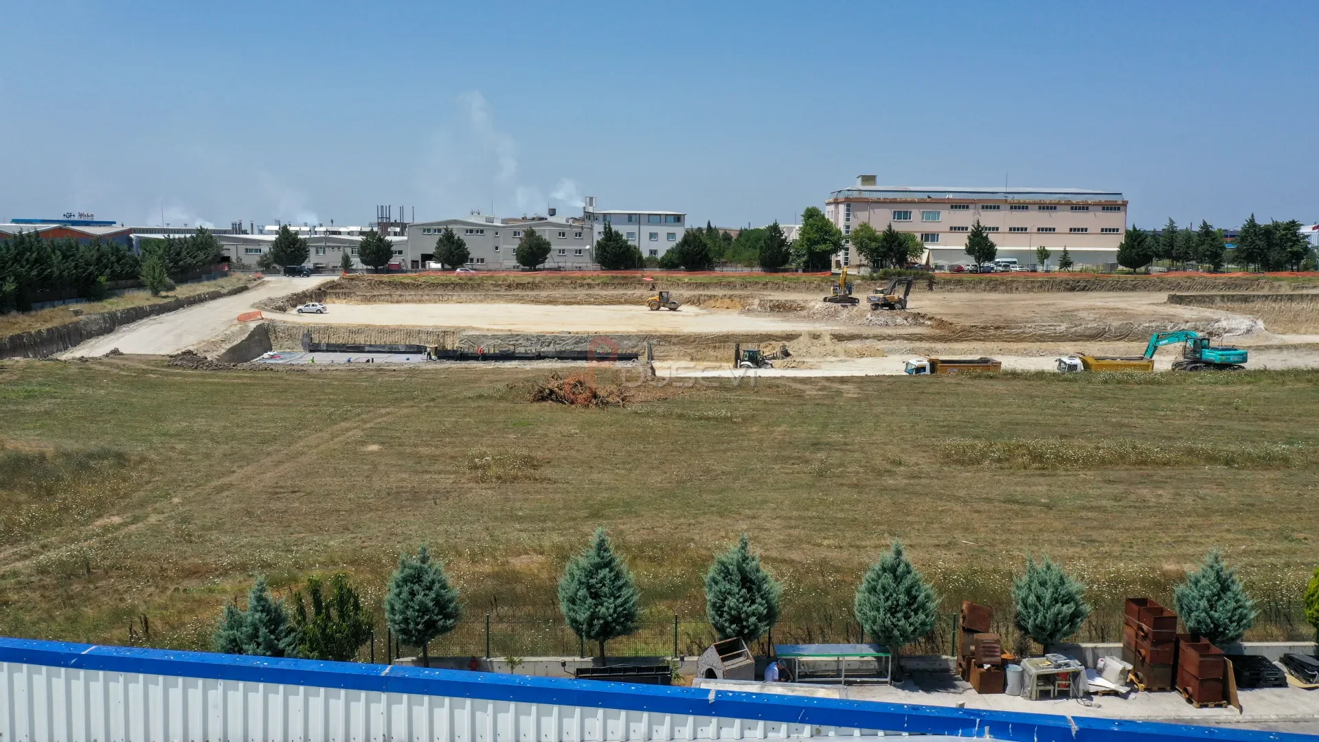 Çerkezköy Fabrika İnşaatı: Temelden Anahtar Teslime Drone ile İnşaat Takibi - 5