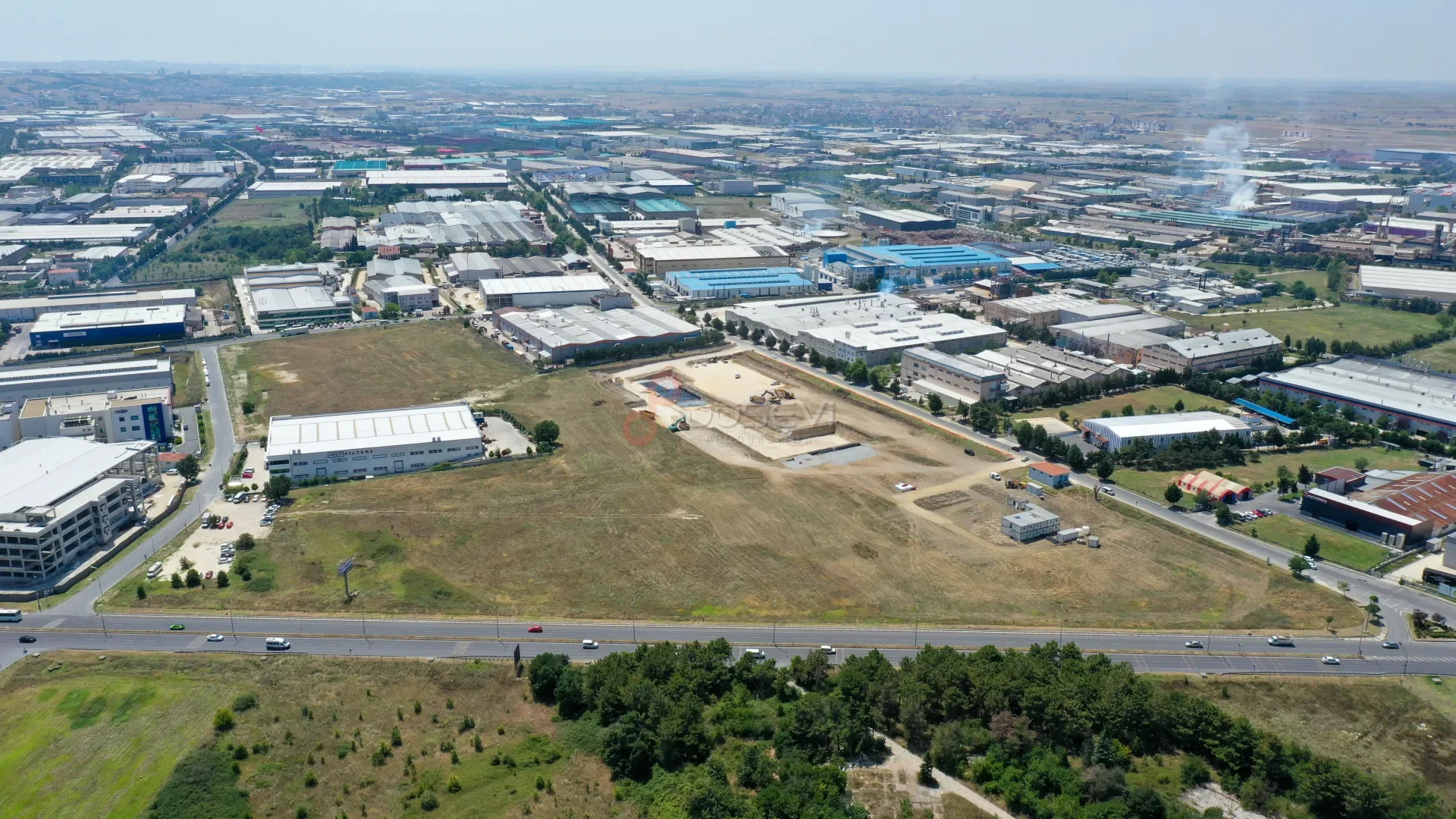 Çerkezköy Fabrika İnşaatı: Temelden Anahtar Teslime Drone ile İnşaat Takibi - 7