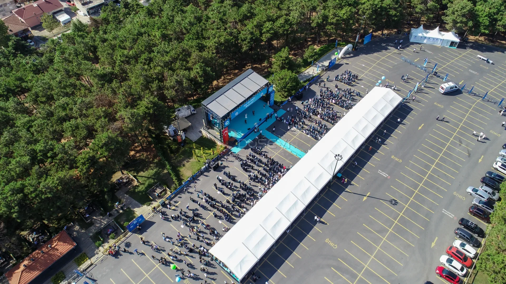 Üsküdar Üniversitesi Mezuniyet Töreni - Havadan Etkinlik Görüntüleme ve Drone Çekimi - 3