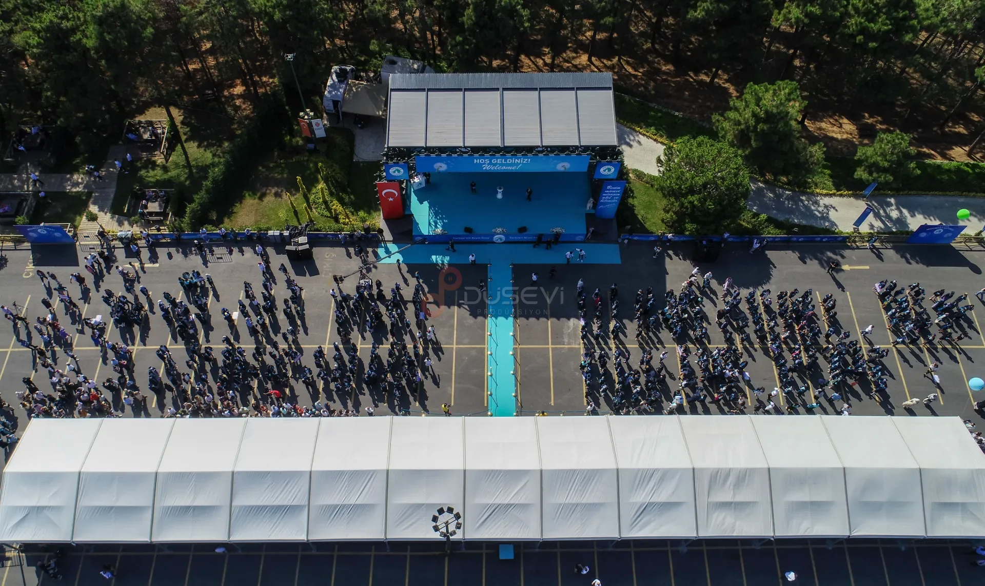 Üsküdar Üniversitesi Mezuniyet Töreni - Havadan Etkinlik Görüntüleme ve Drone Çekimi - 5