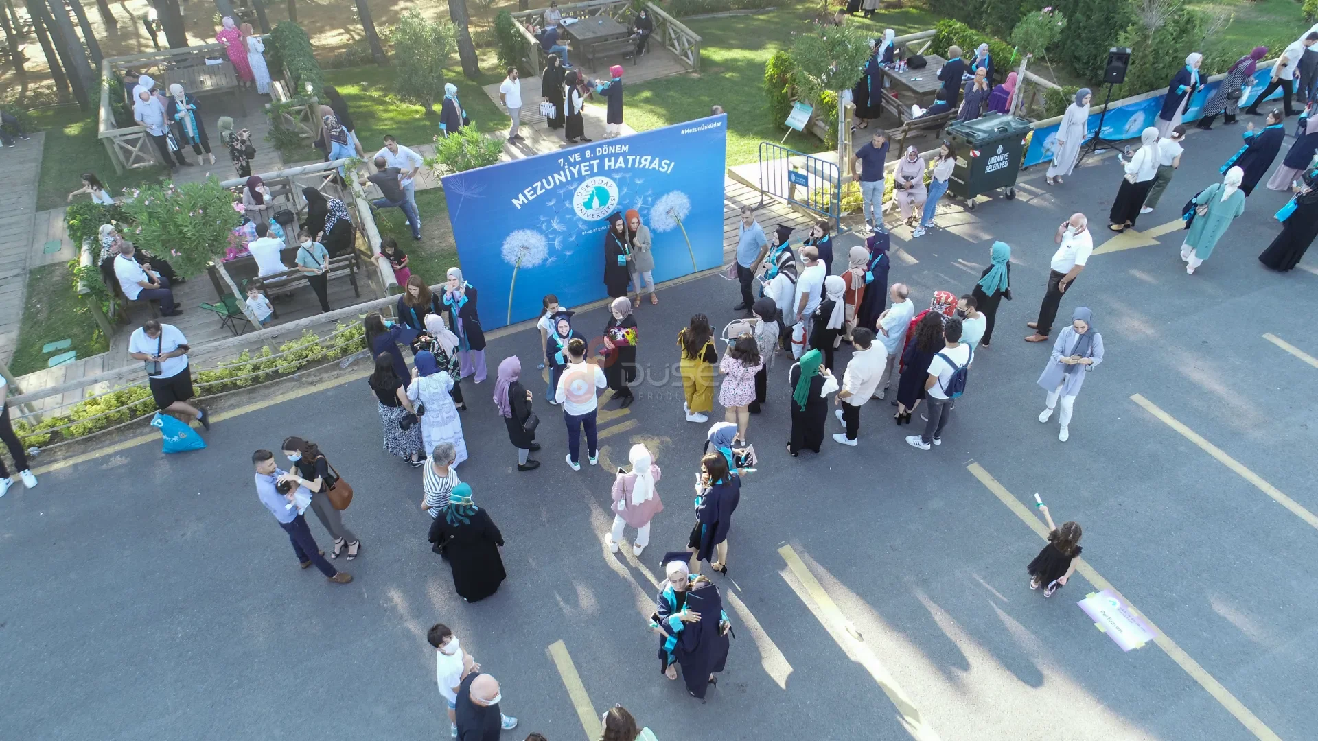 Üsküdar Üniversitesi Mezuniyet Töreni - Havadan Etkinlik Görüntüleme ve Drone Çekimi - 6