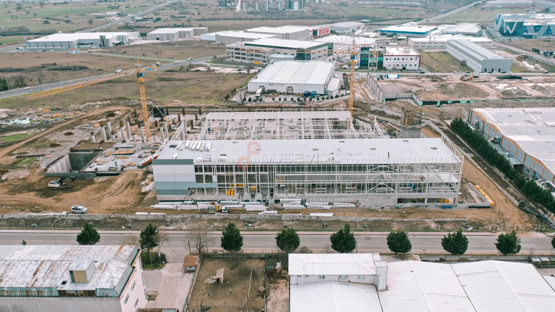 Tekirdağ İnşaat İlerleme Takibi ve Şantiye Sahası Drone Çekimi - 7