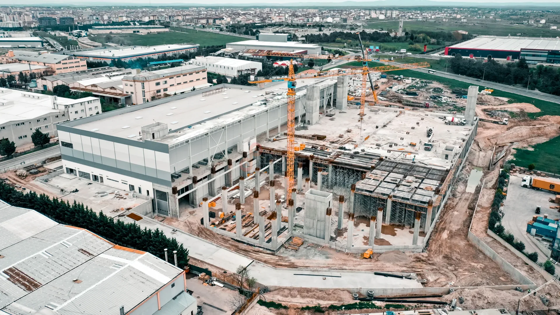 Tekirdağ İnşaat ve Şantiye Sahası Profesyonel Drone Video & Fotoğraf Çekimi - 2