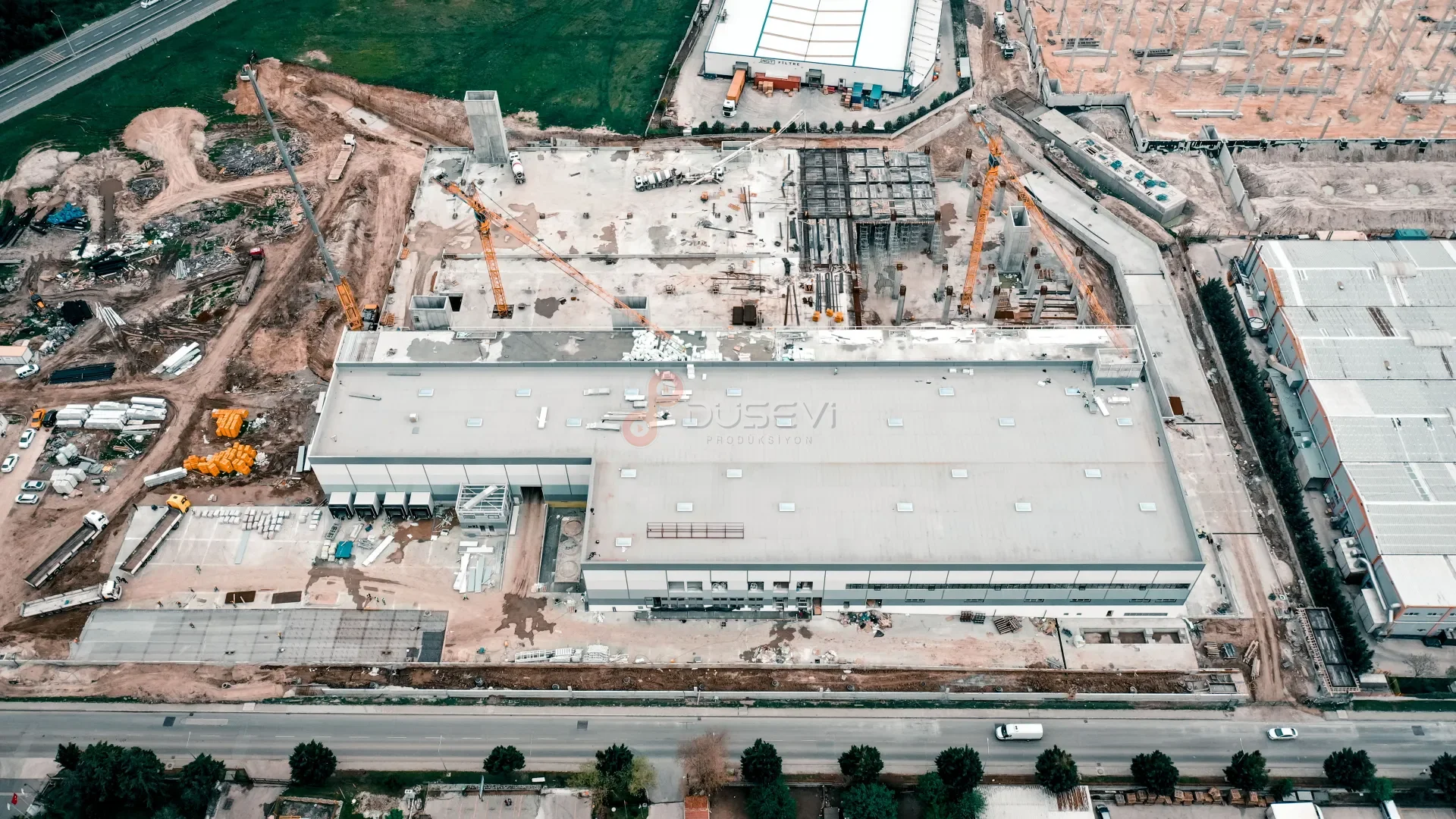 Tekirdağ İnşaat ve Şantiye Sahası Profesyonel Drone Video & Fotoğraf Çekimi - 3