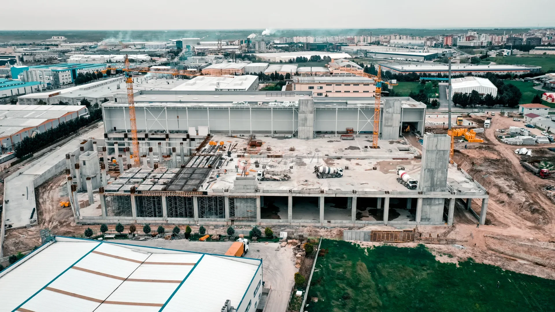 Tekirdağ İnşaat ve Şantiye Sahası Profesyonel Drone Video & Fotoğraf Çekimi - 8