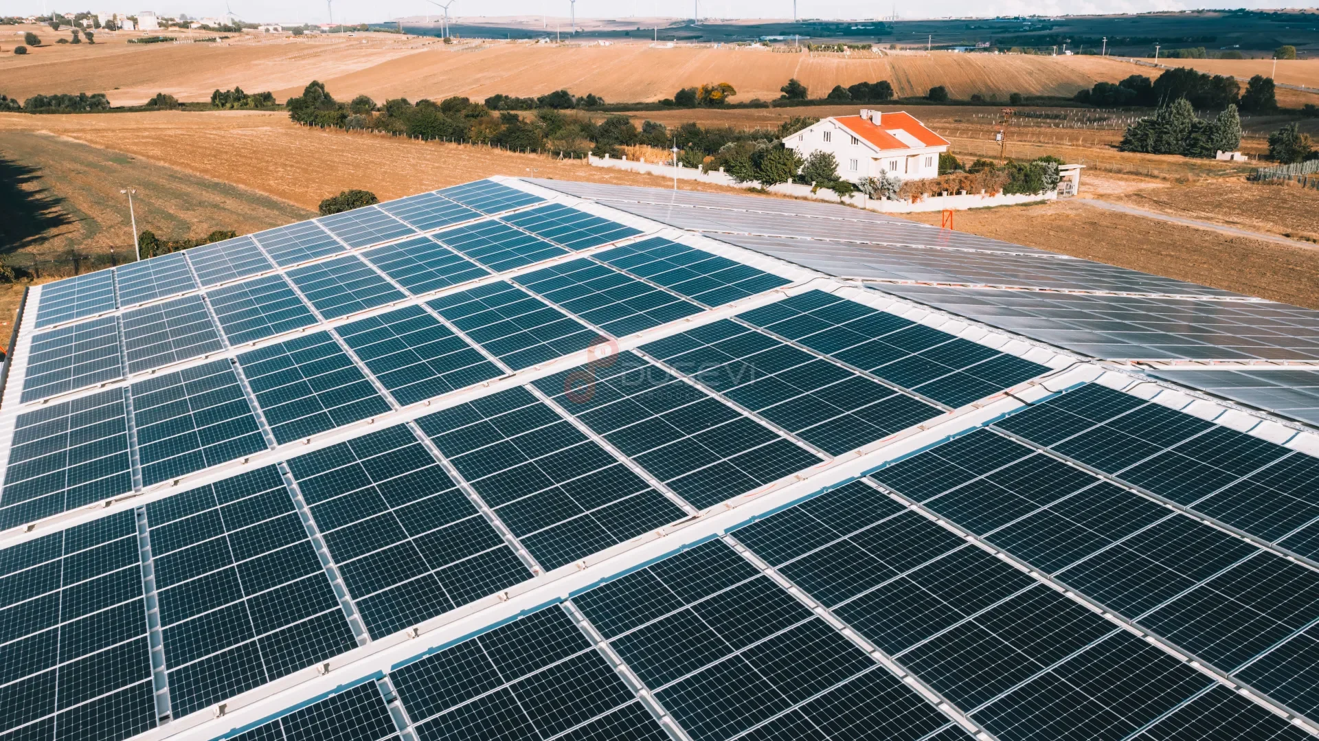 Solarra & Fly Soft Silivri Fabrikası Çatı GES Projesi Profesyonel Drone Çekimi - 4