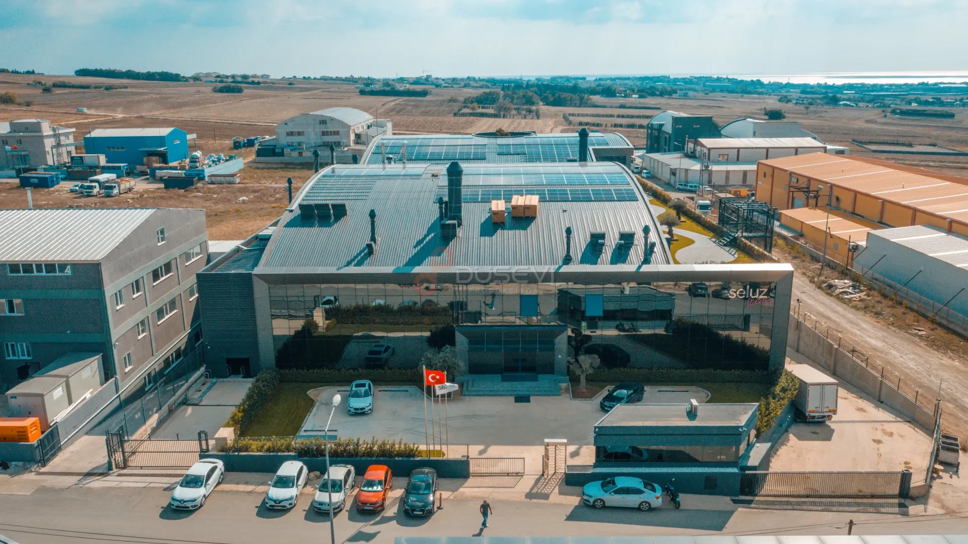 Seluz Kimya Silivri Fabrikası Çatı GES Projesi Profesyonel Drone Çekimi - 4