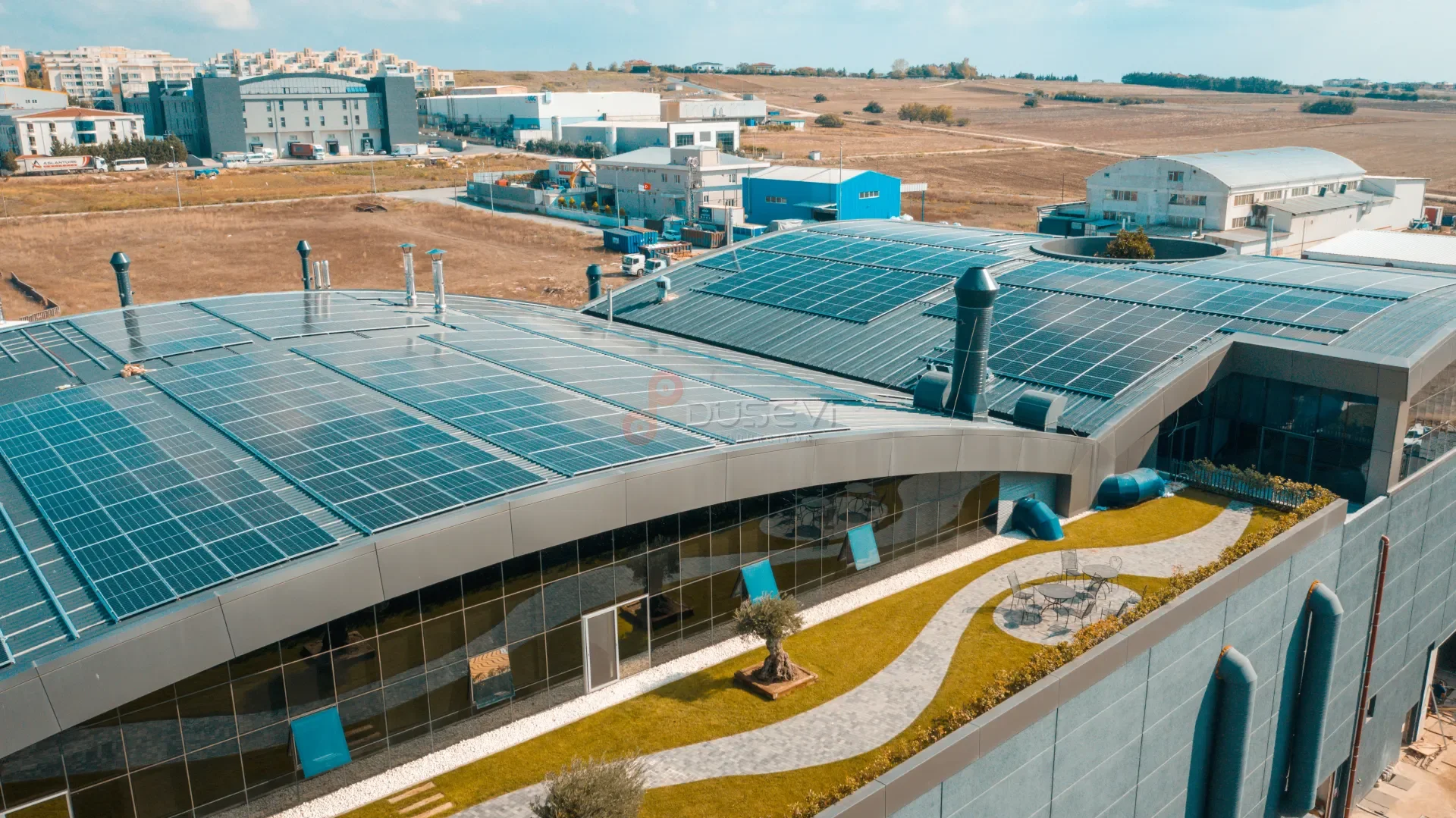Seluz Kimya Silivri Fabrikası Çatı GES Projesi Profesyonel Drone Çekimi - 8