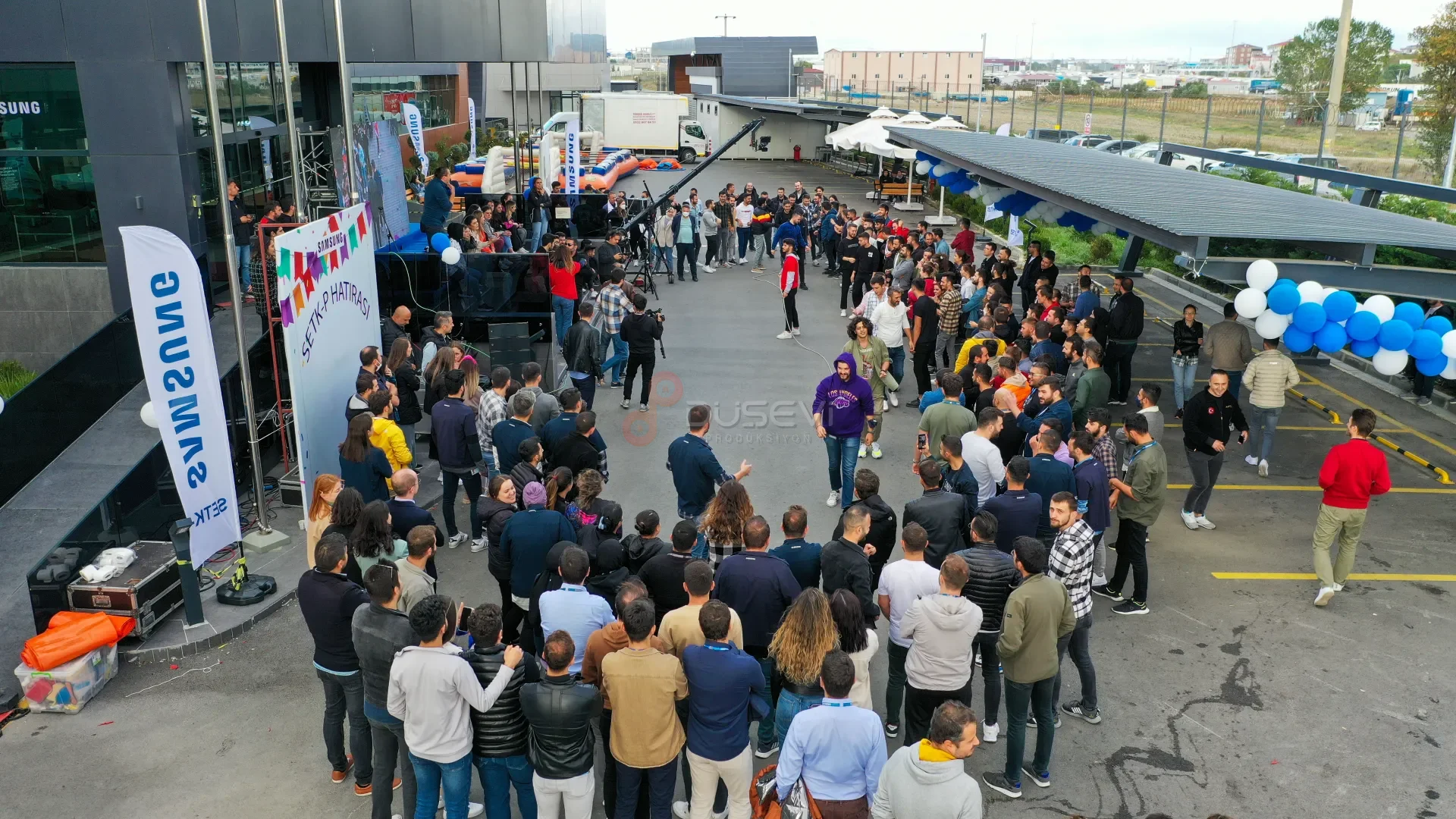Samsung Çerkezköy Fabrikası Kurumsal Etkinlik Prodüksiyonu - Drone & Jimmy Jib Çekimi - 6