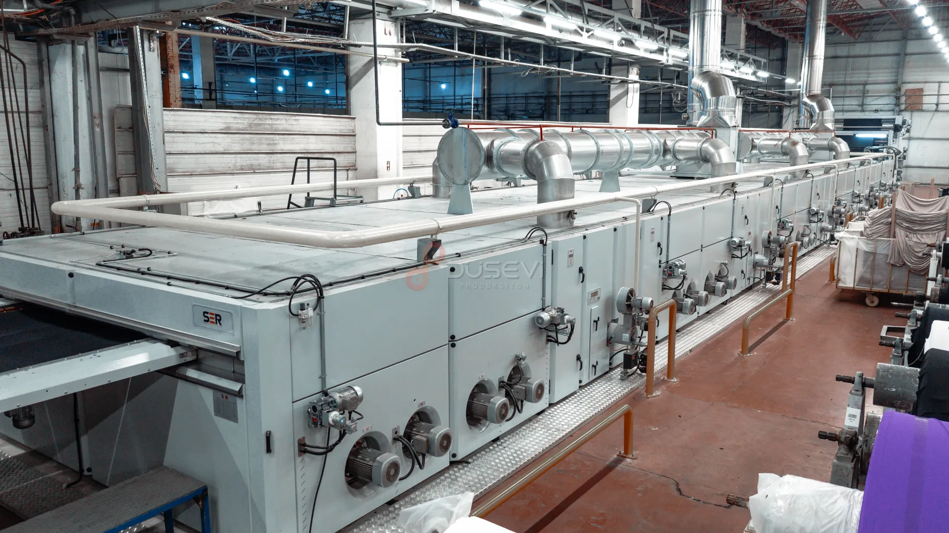 Ser Mekatronik & ÇAK Tekstil Sakarya Fabrikası Tekstil Makineleri Kurulumu ve Endüstriyel Çekim - 2