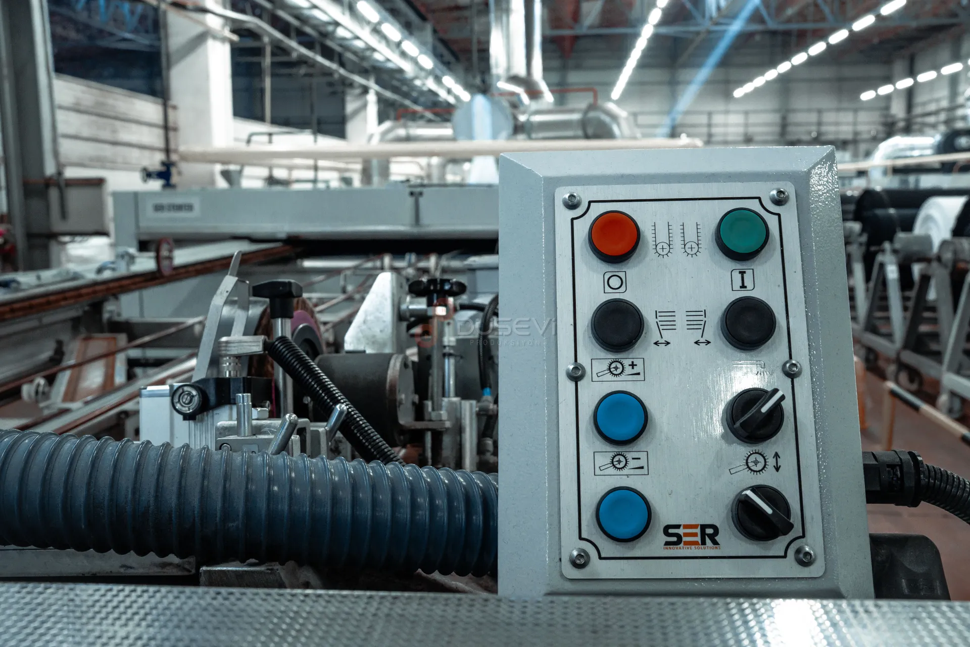 Ser Mekatronik & ÇAK Tekstil Sakarya Fabrikası Tekstil Makineleri Kurulumu ve Endüstriyel Çekim - 6