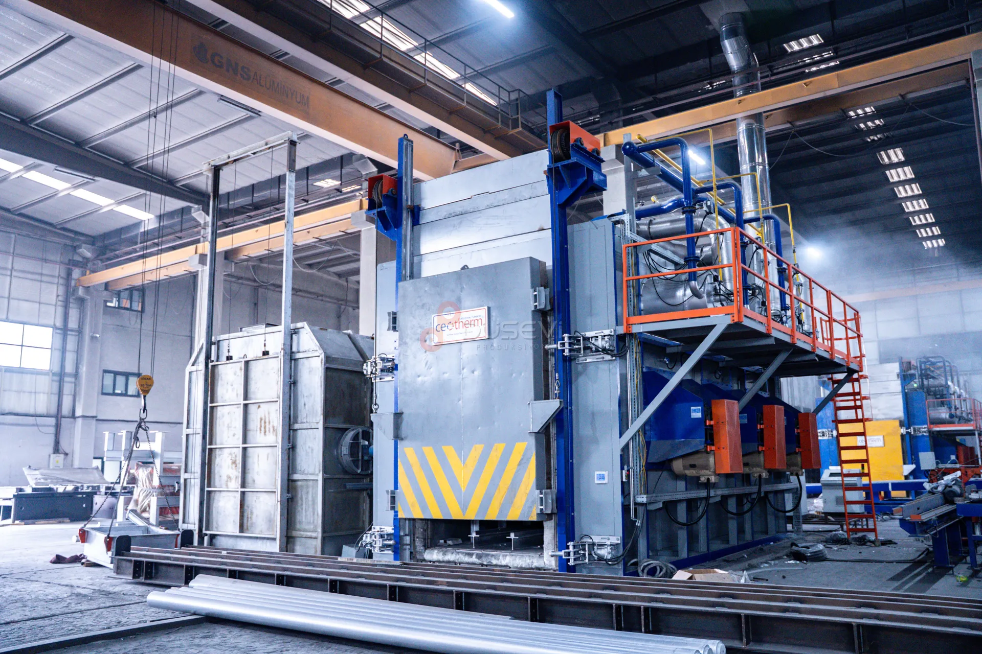 GNS Alüminyum Velimeşe OSB Yeni Makine Hattı Kurulumu ve Teknik Prodüksiyon Çekimi - 4