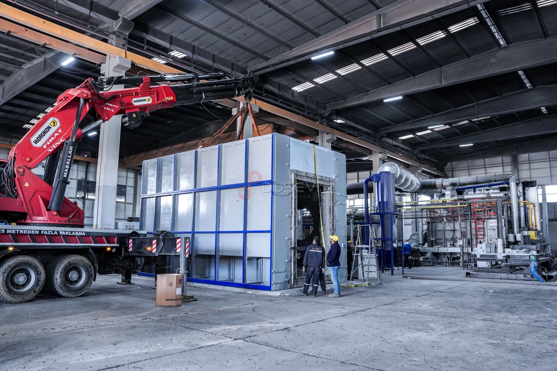 GNS Alüminyum Velimeşe OSB Yeni Makine Hattı Kurulumu ve Teknik Prodüksiyon Çekimi - 8